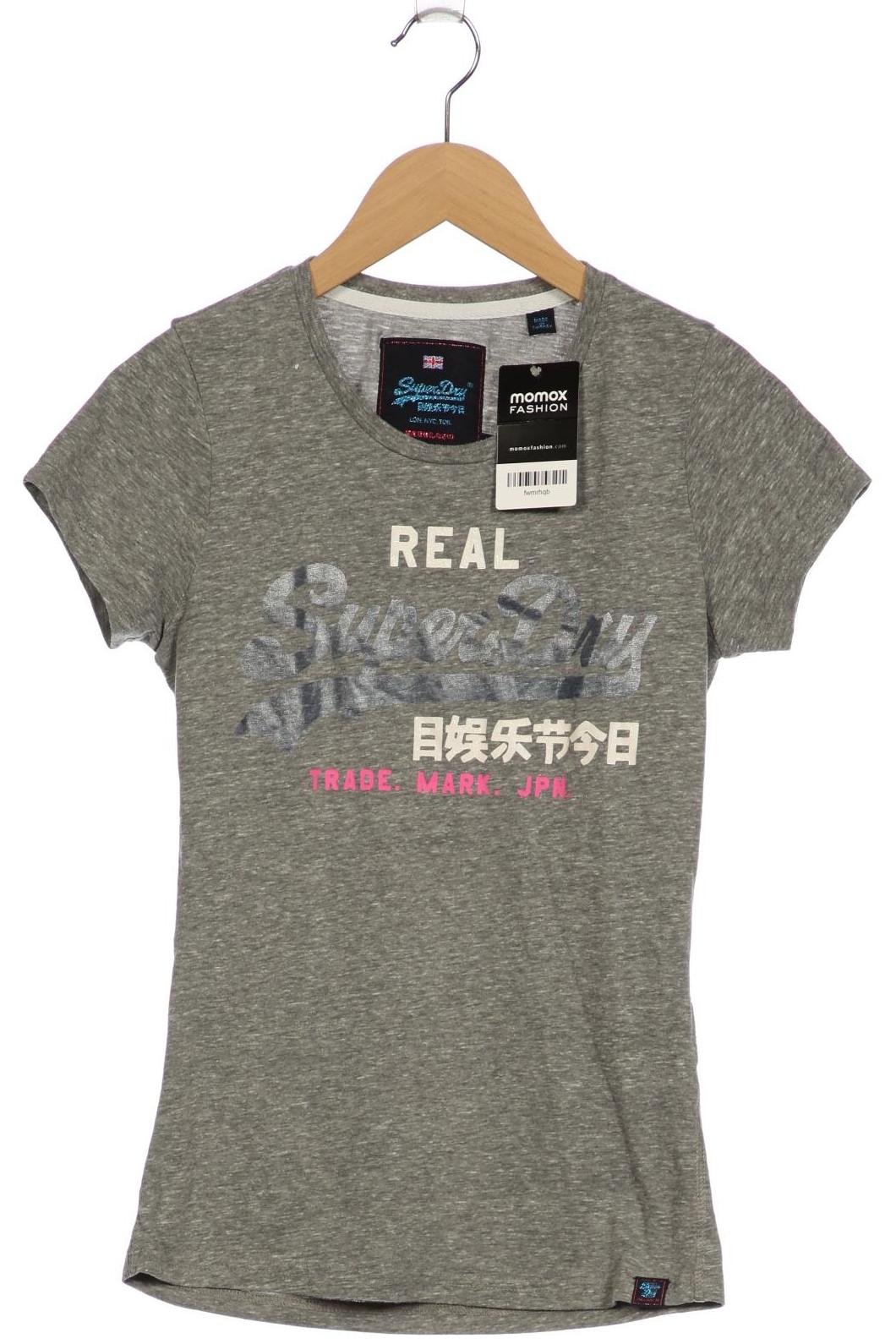 

Superdry Damen T-Shirt, grau, Gr. 36