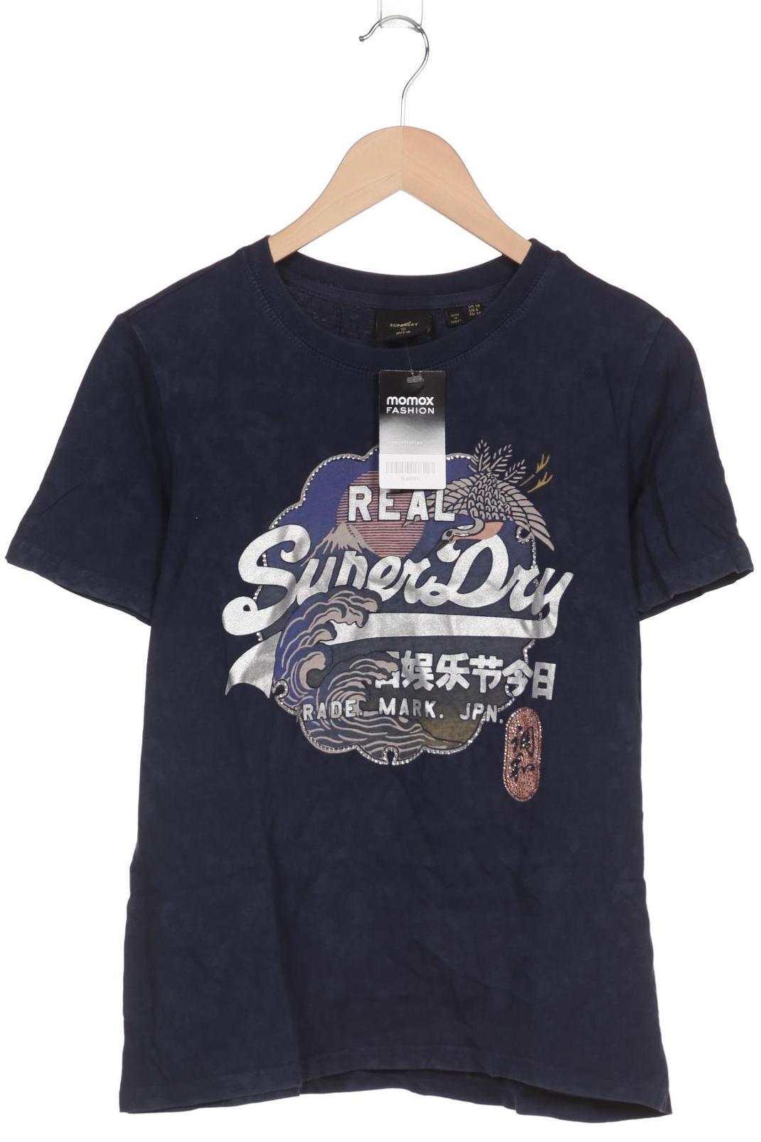 

Superdry Damen T-Shirt, marineblau, Gr. 38