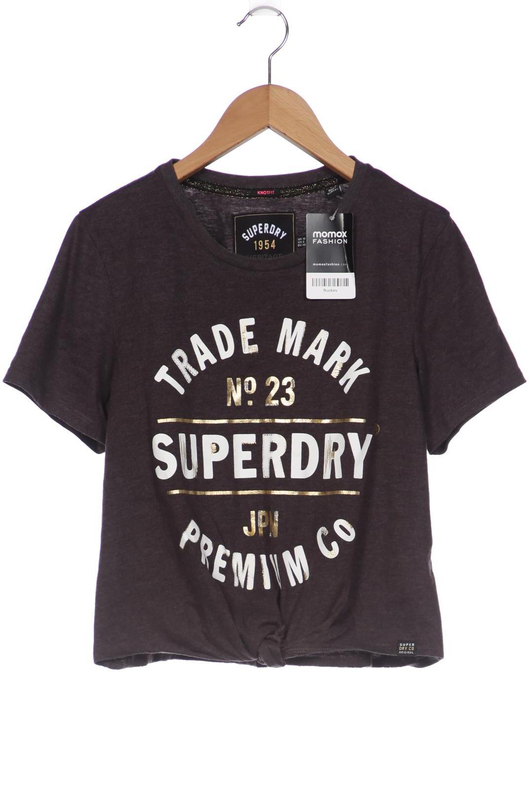 

Superdry Damen T-Shirt, grau, Gr. 38