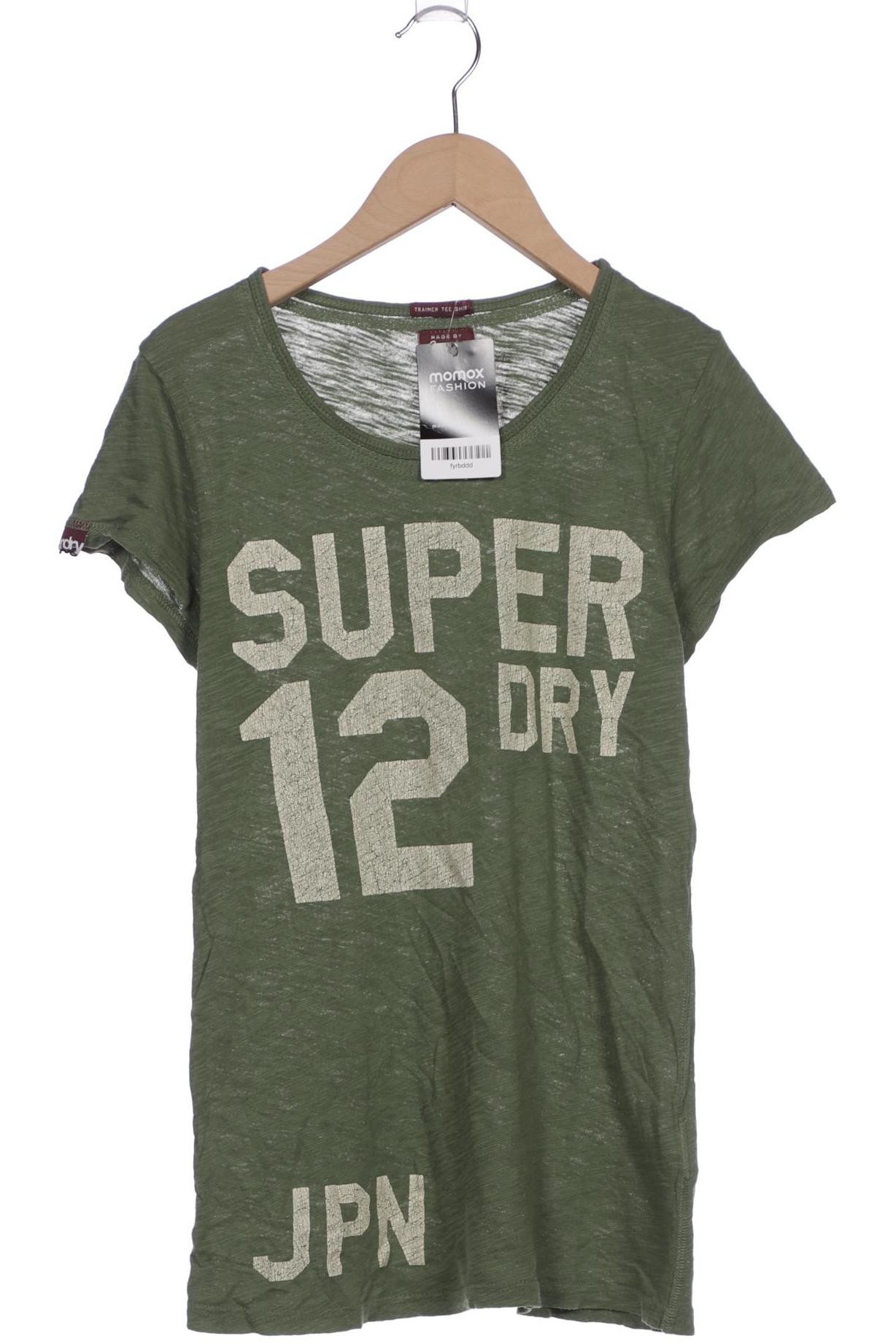 

Superdry Damen T-Shirt, grün, Gr. 36