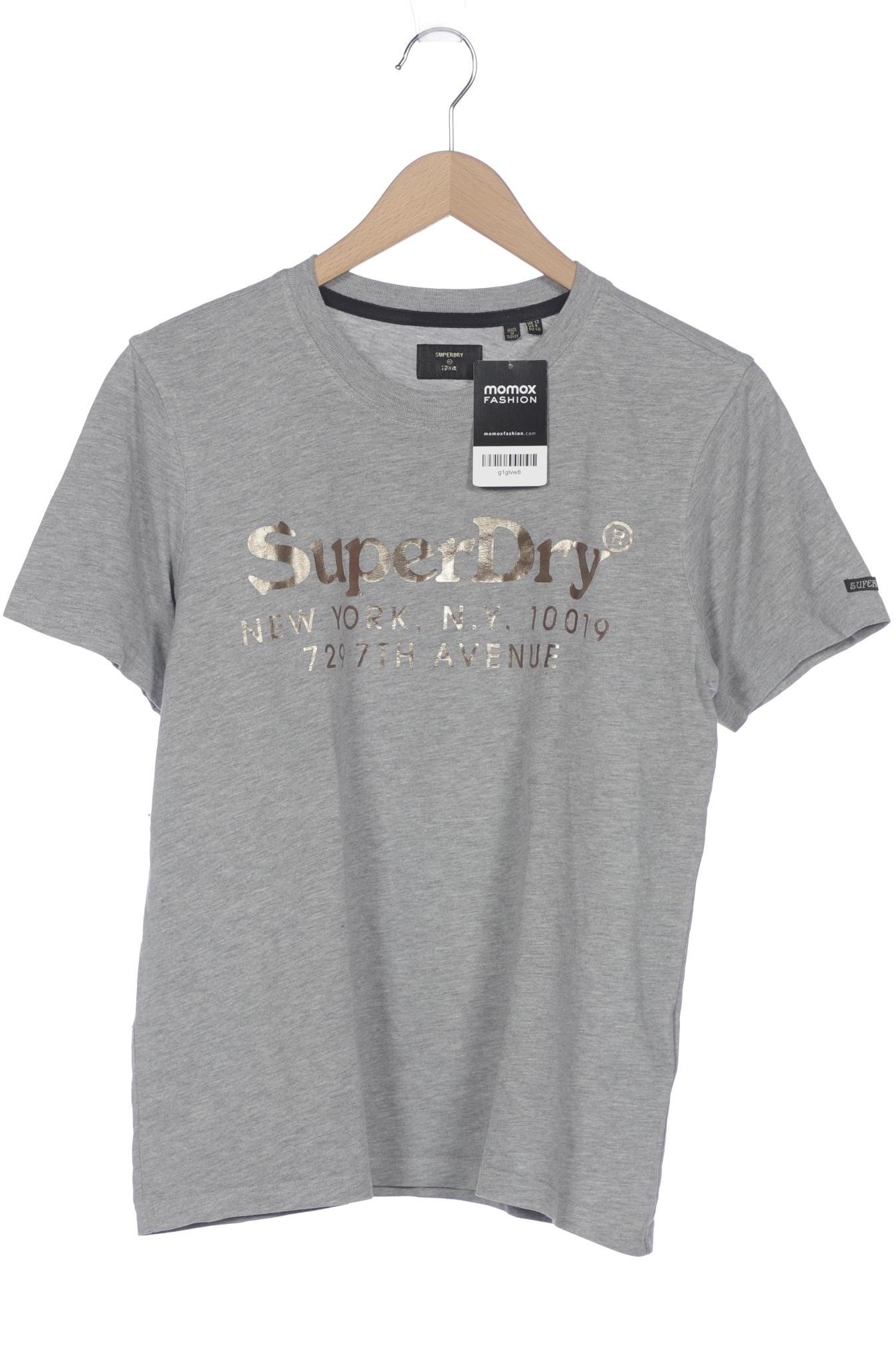 

Superdry Damen T-Shirt, grau, Gr. 40