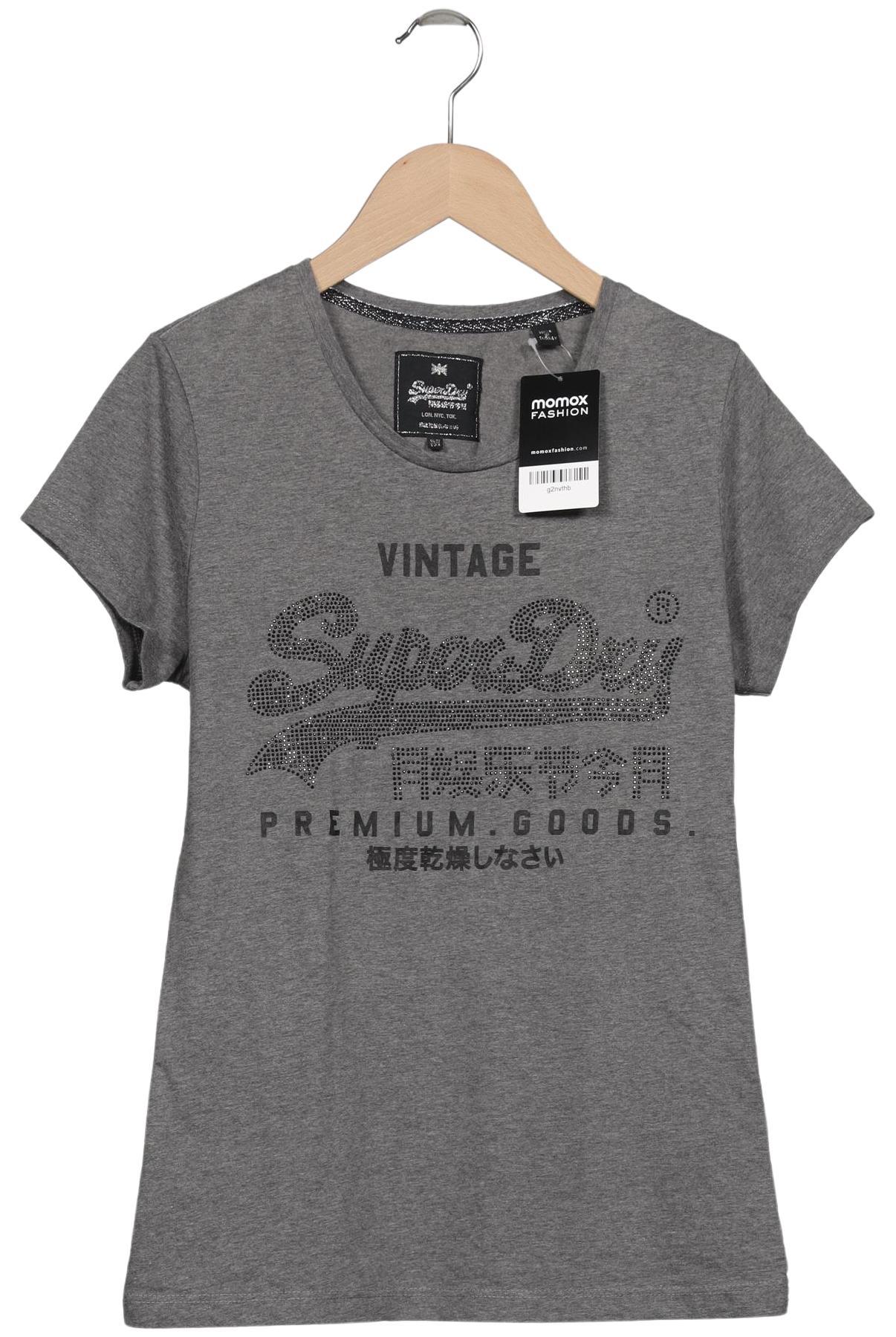 

Superdry Damen T-Shirt, grau, Gr. 38
