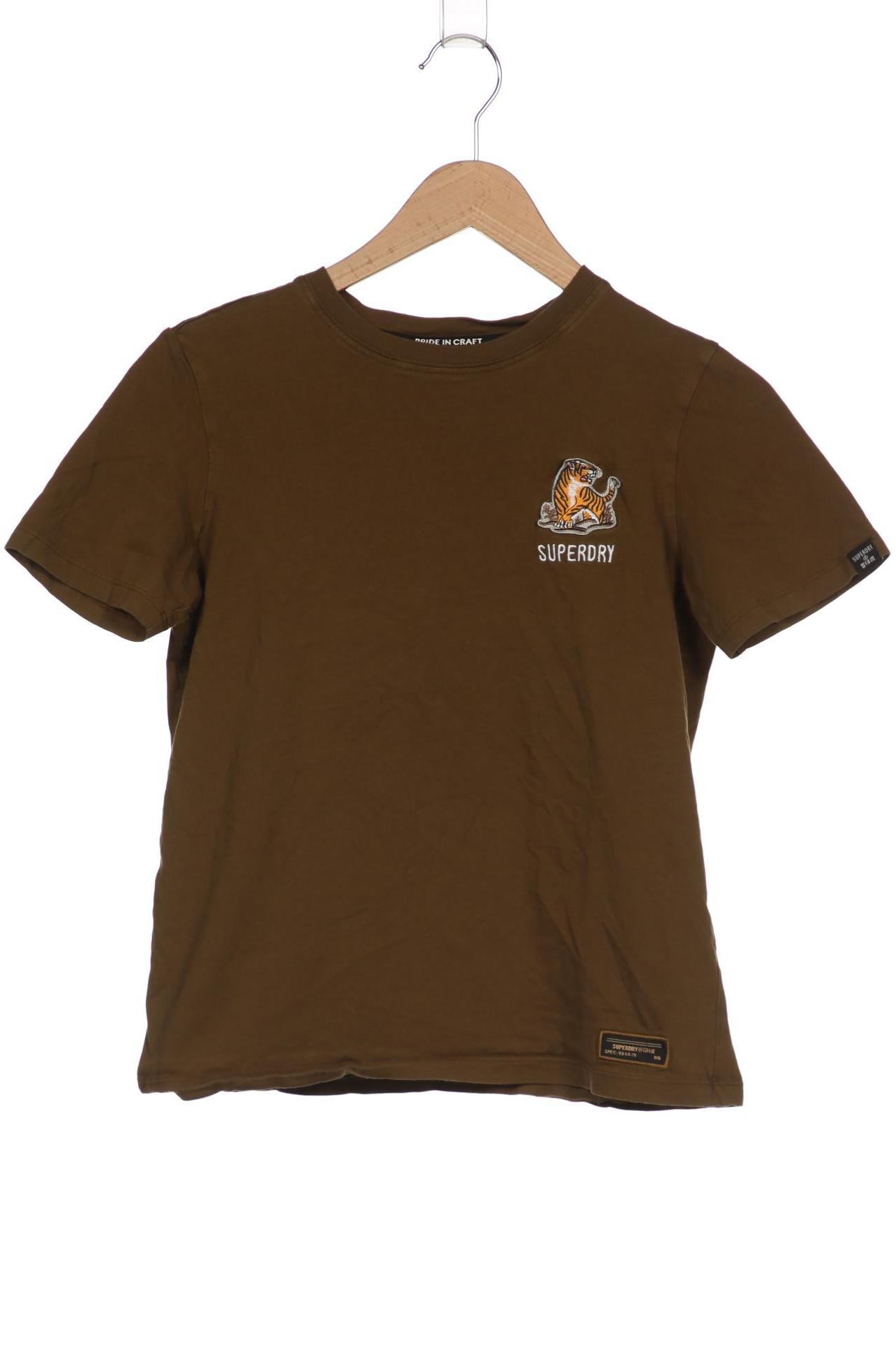 

Superdry Damen T-Shirt, grün, Gr. 36