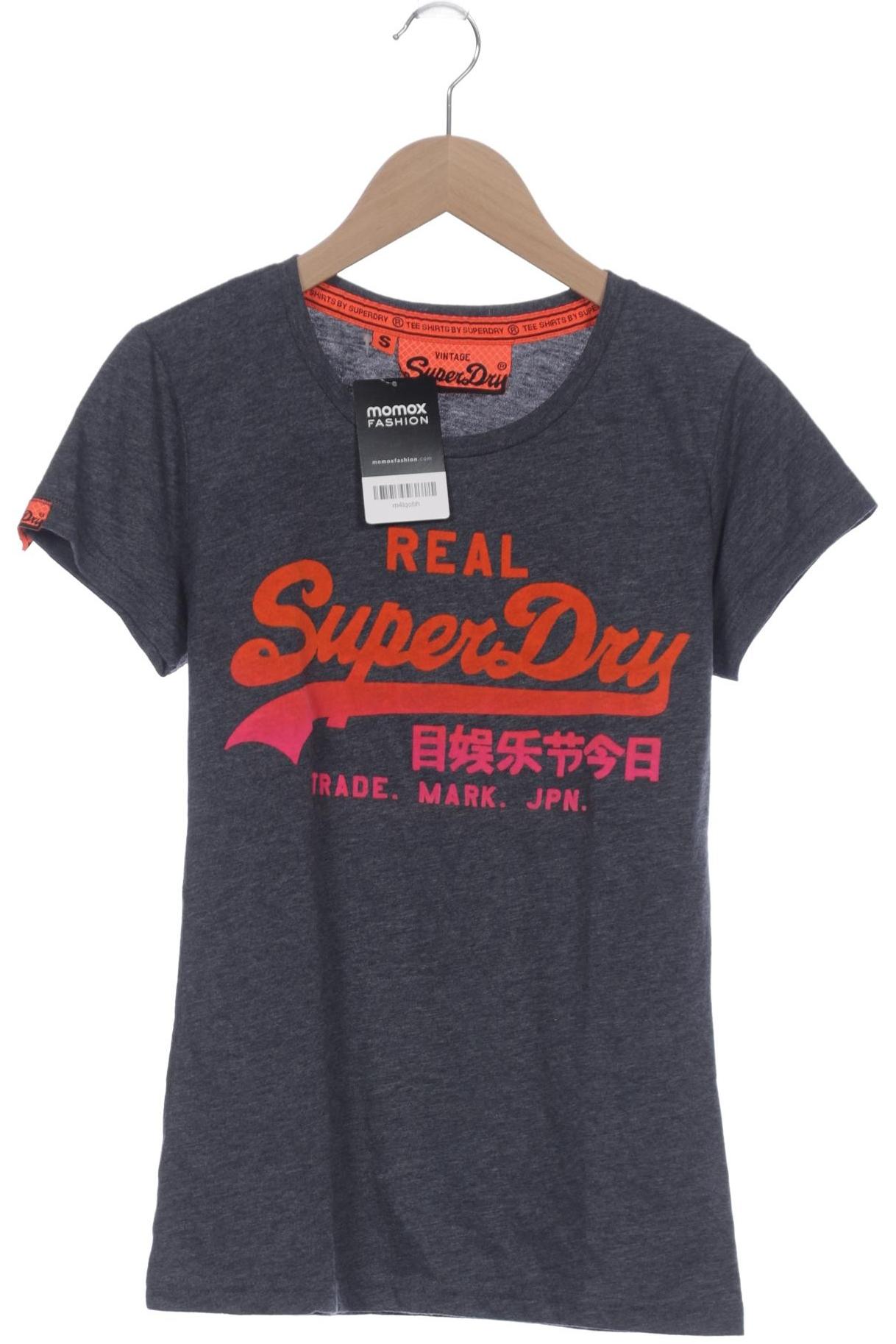 

Superdry Damen T-Shirt, grau, Gr. 36