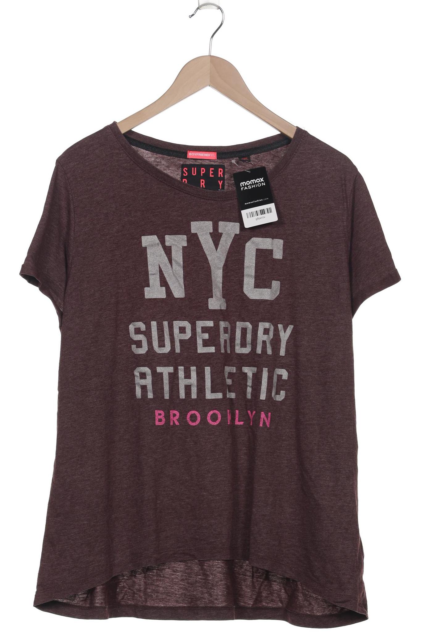 

Superdry Damen T-Shirt, bordeaux, Gr. 44