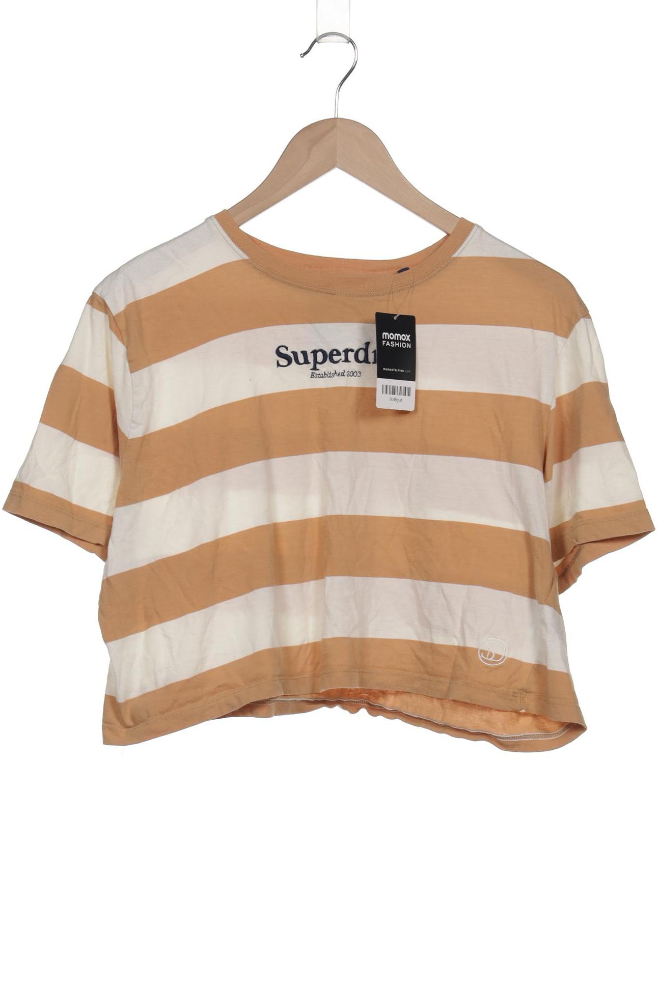 

Superdry Damen T-Shirt, beige, Gr. 38