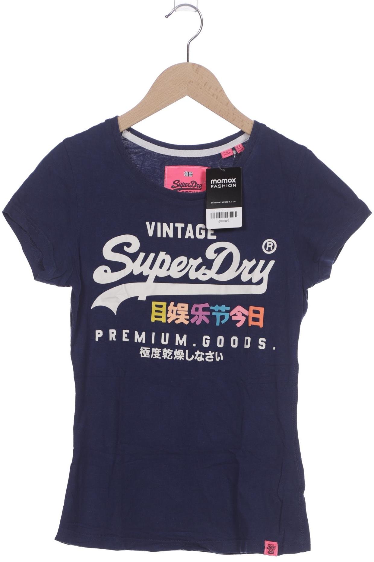 

Superdry Damen T-Shirt, marineblau, Gr. 36