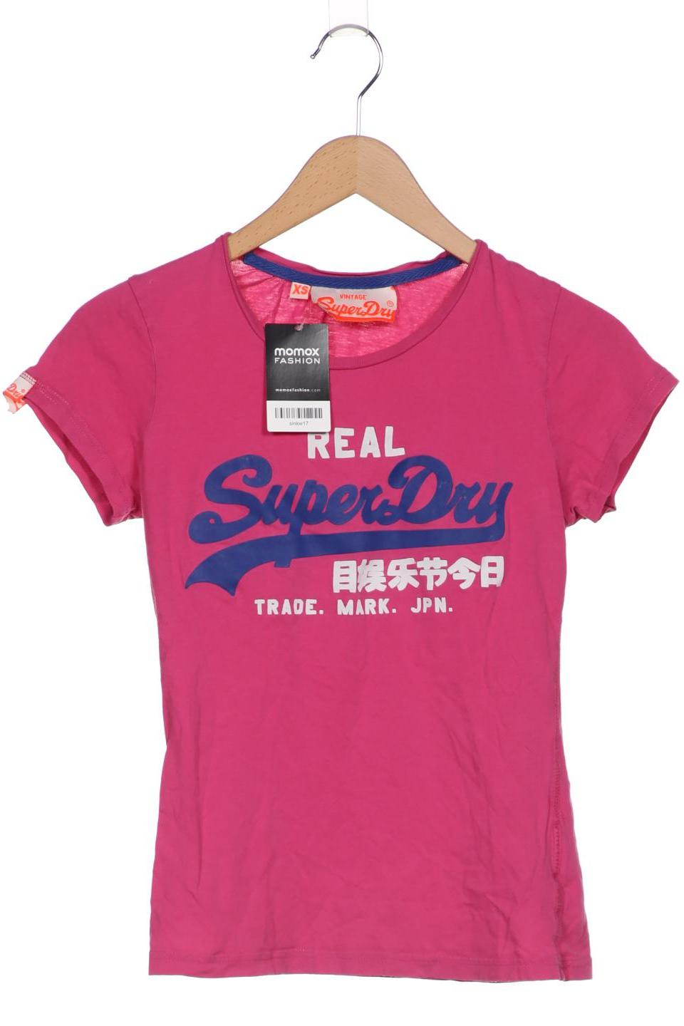 

Superdry Damen T-Shirt, pink, Gr. 34