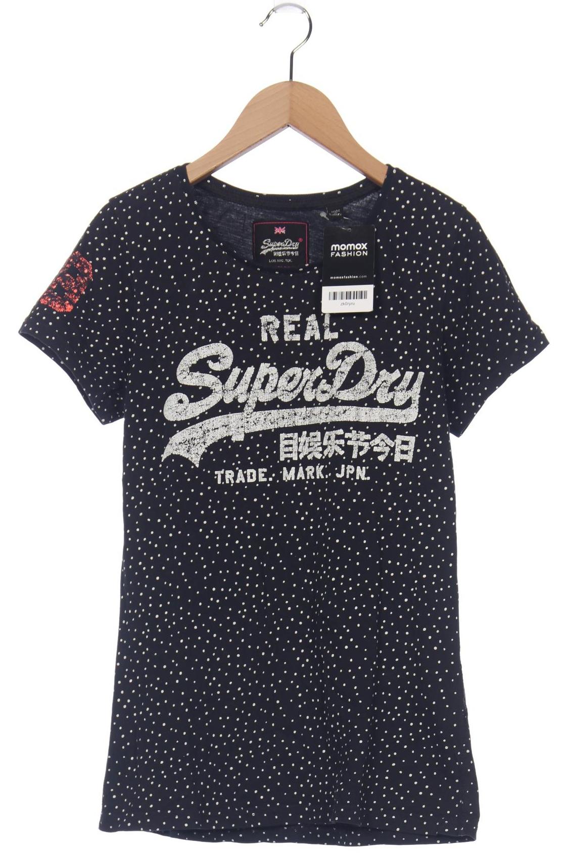 

Superdry Damen T-Shirt, schwarz, Gr. 42