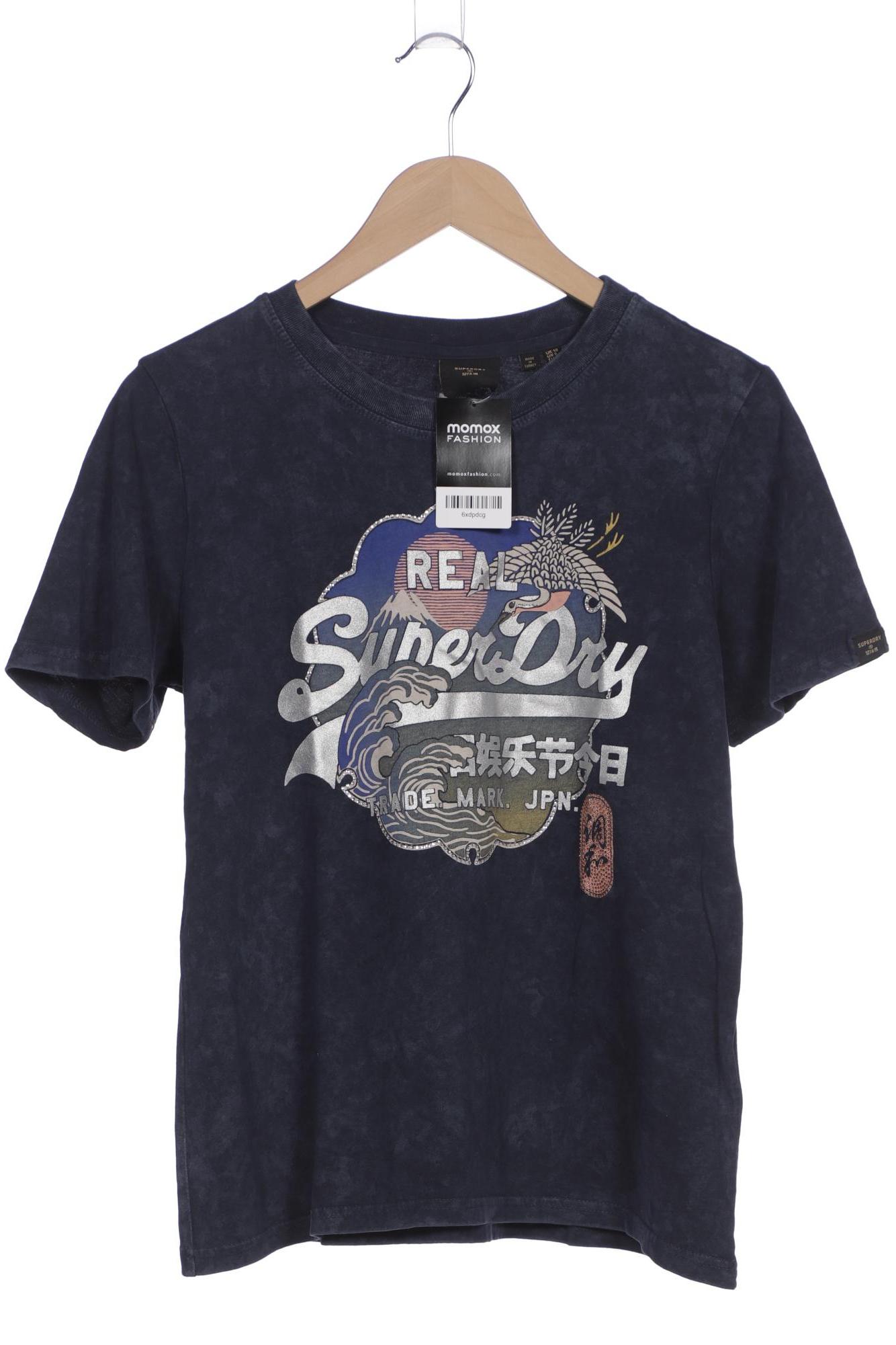 

Superdry Damen T-Shirt, marineblau, Gr. 38