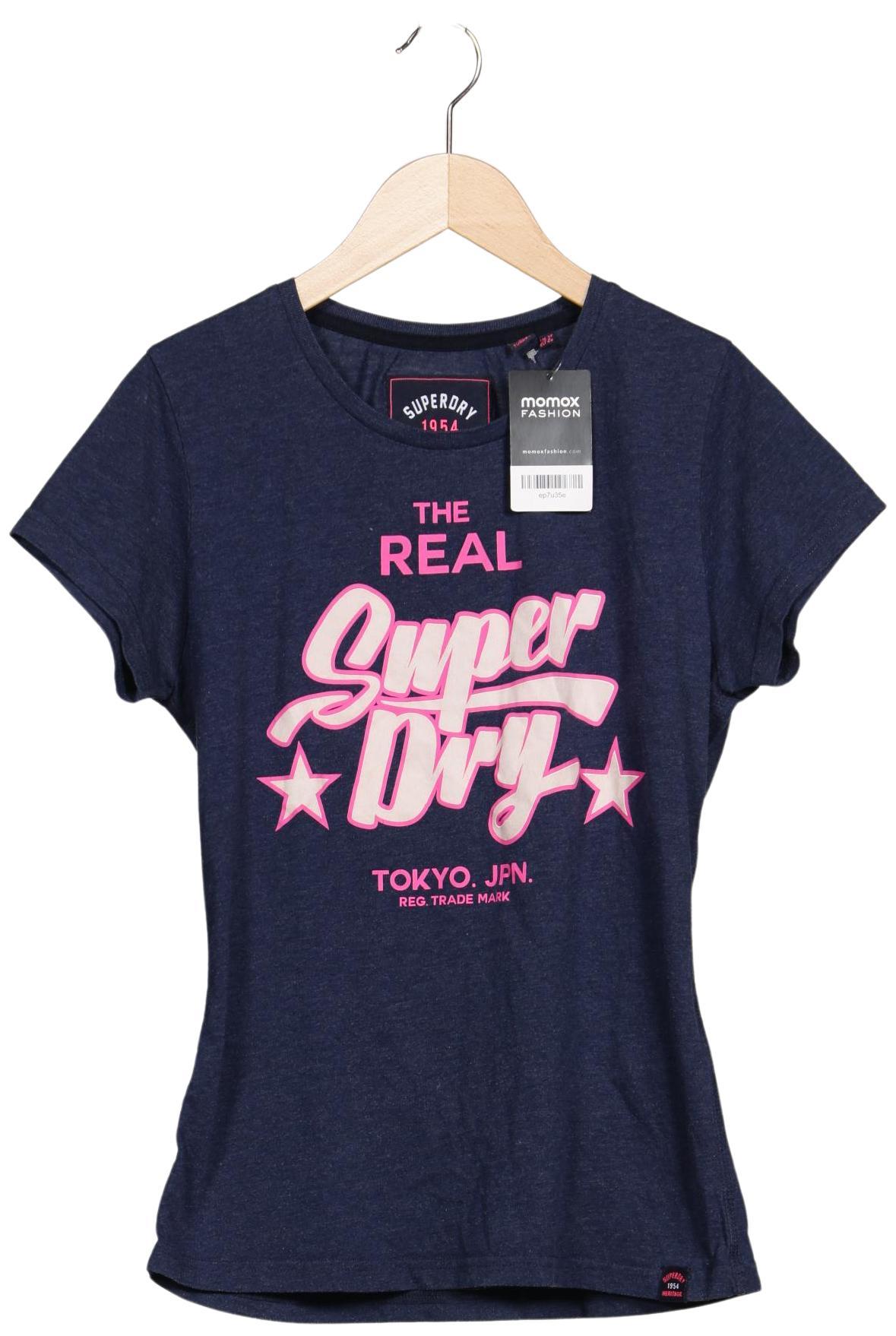 

Superdry Damen T-Shirt, marineblau, Gr. 40