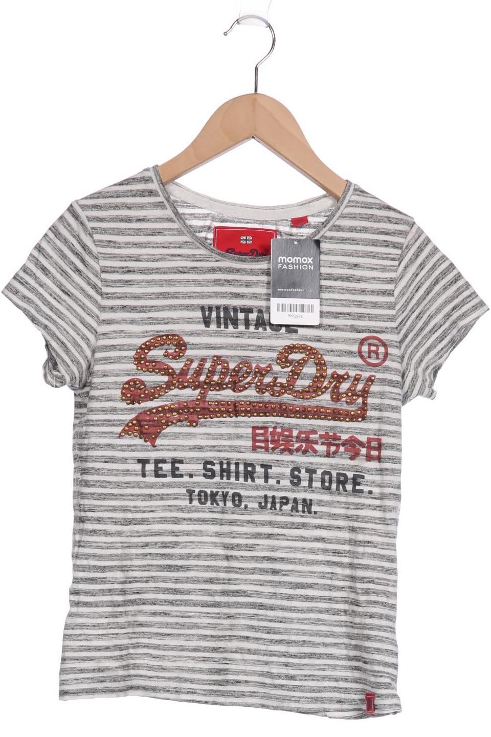 

Superdry Damen T-Shirt, grau, Gr. 36