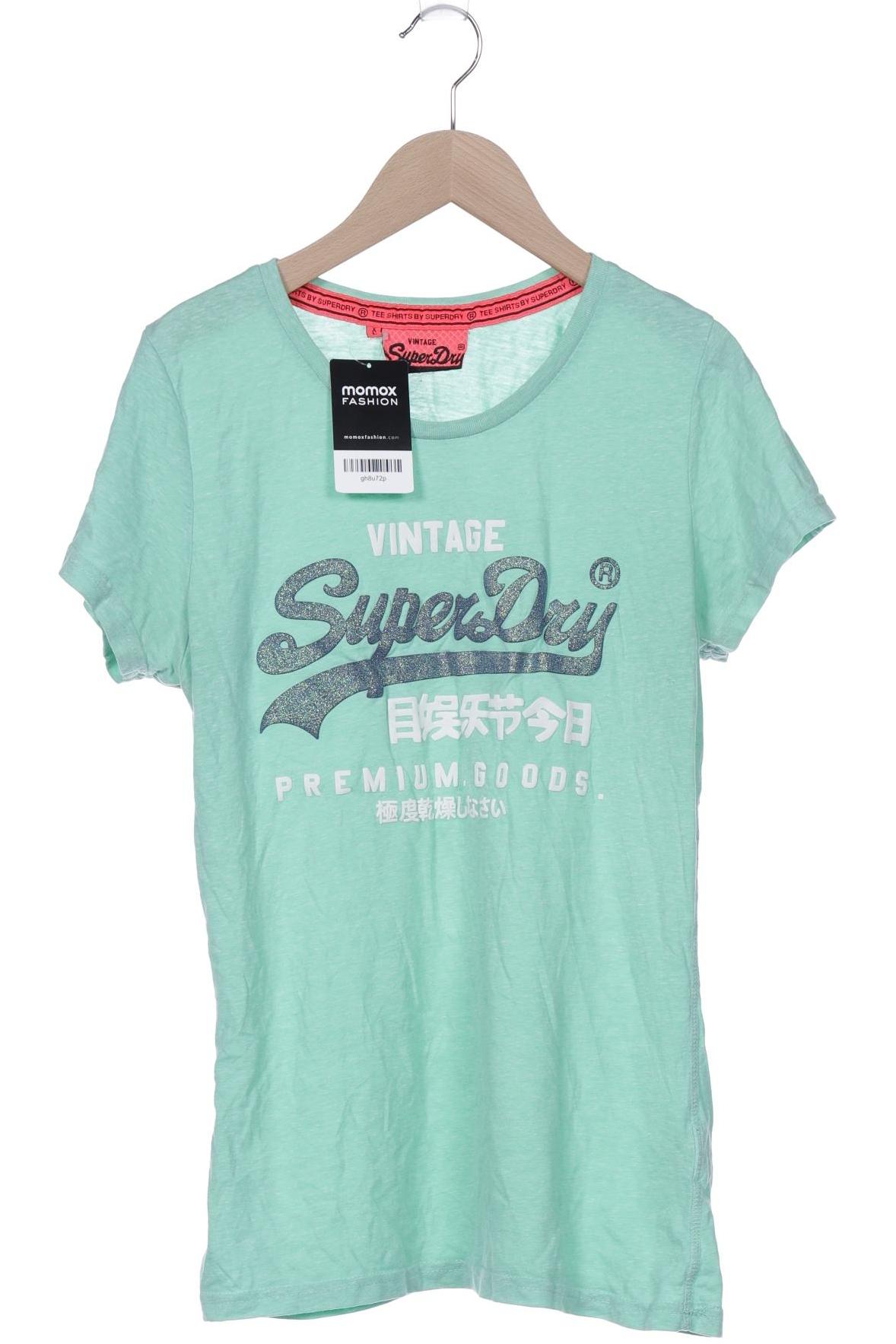 

Superdry Damen T-Shirt, hellgrün, Gr. 44