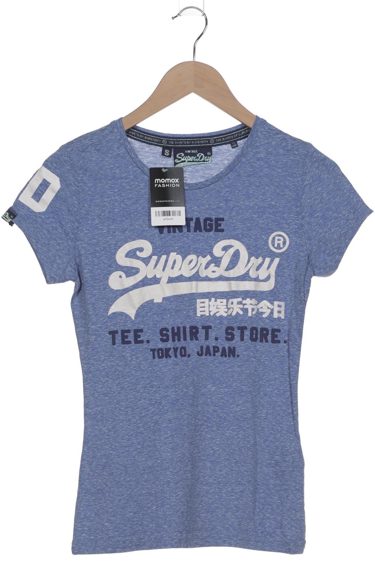 

Superdry Damen T-Shirt, blau, Gr. 36