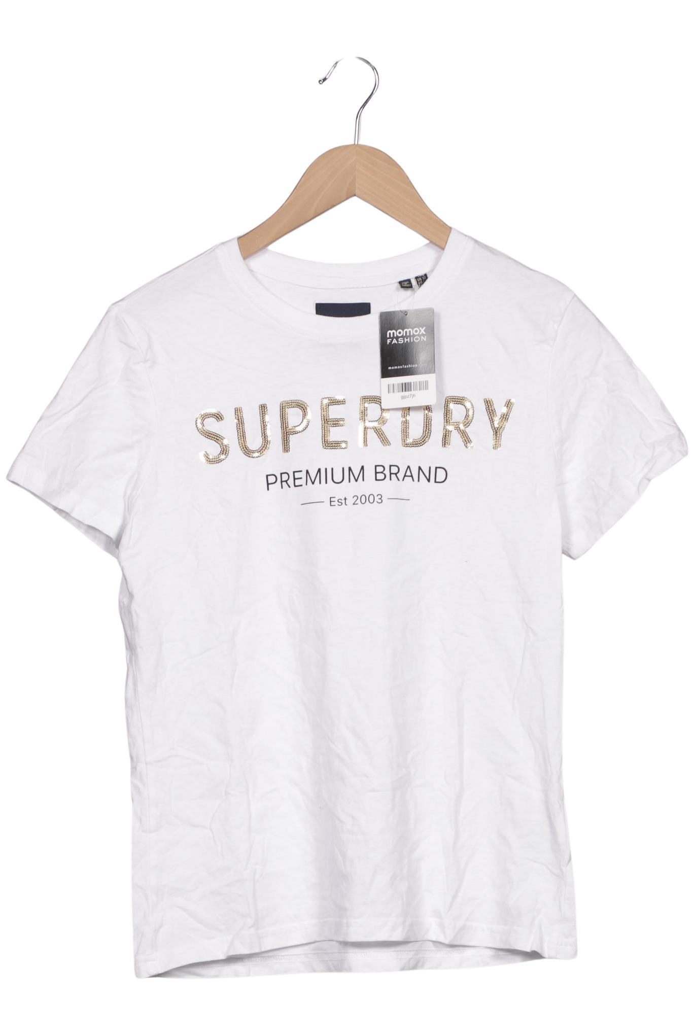

Superdry Damen T-Shirt, weiß, Gr. 40