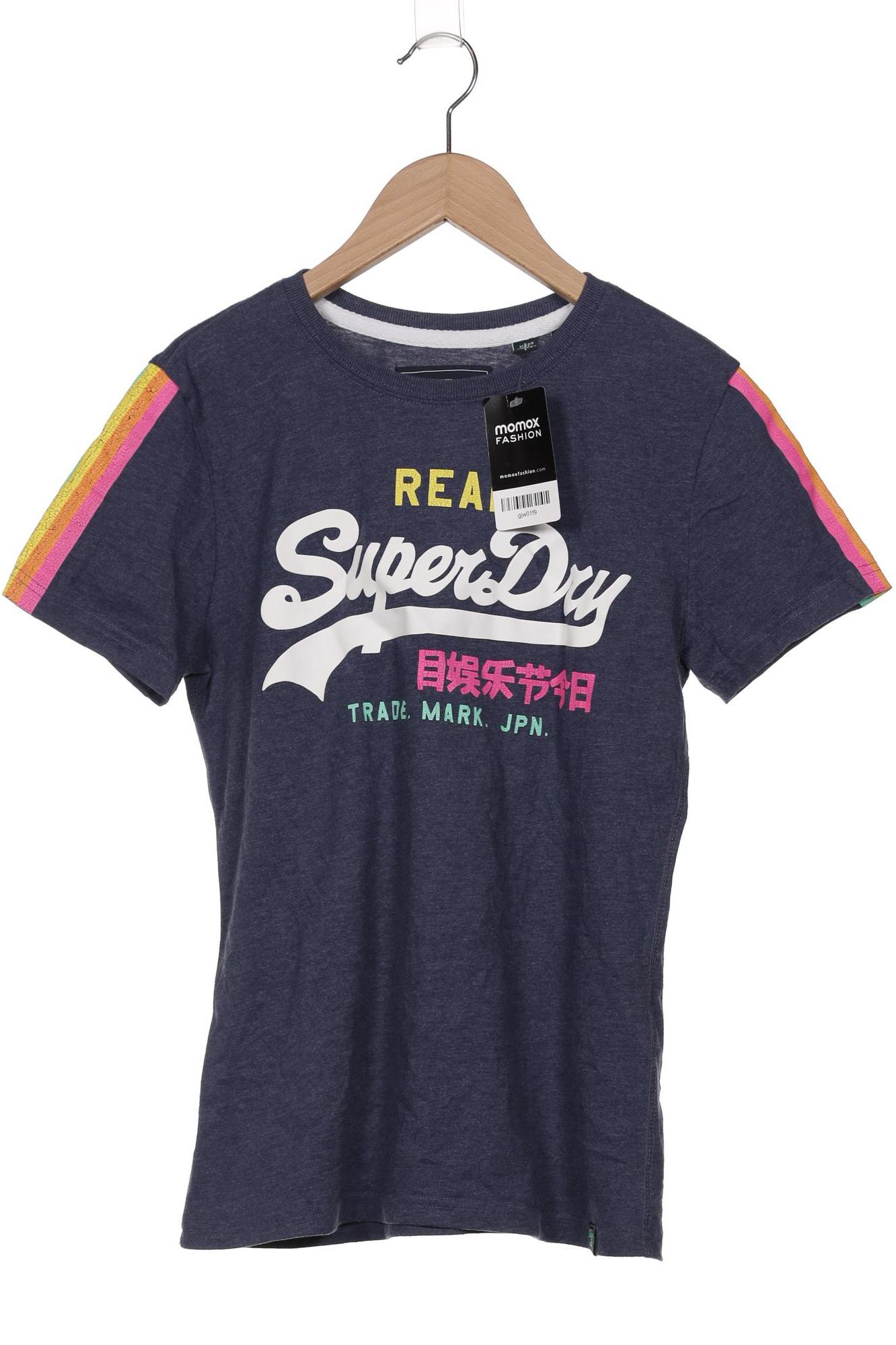 

Superdry Damen T-Shirt, marineblau, Gr. 36