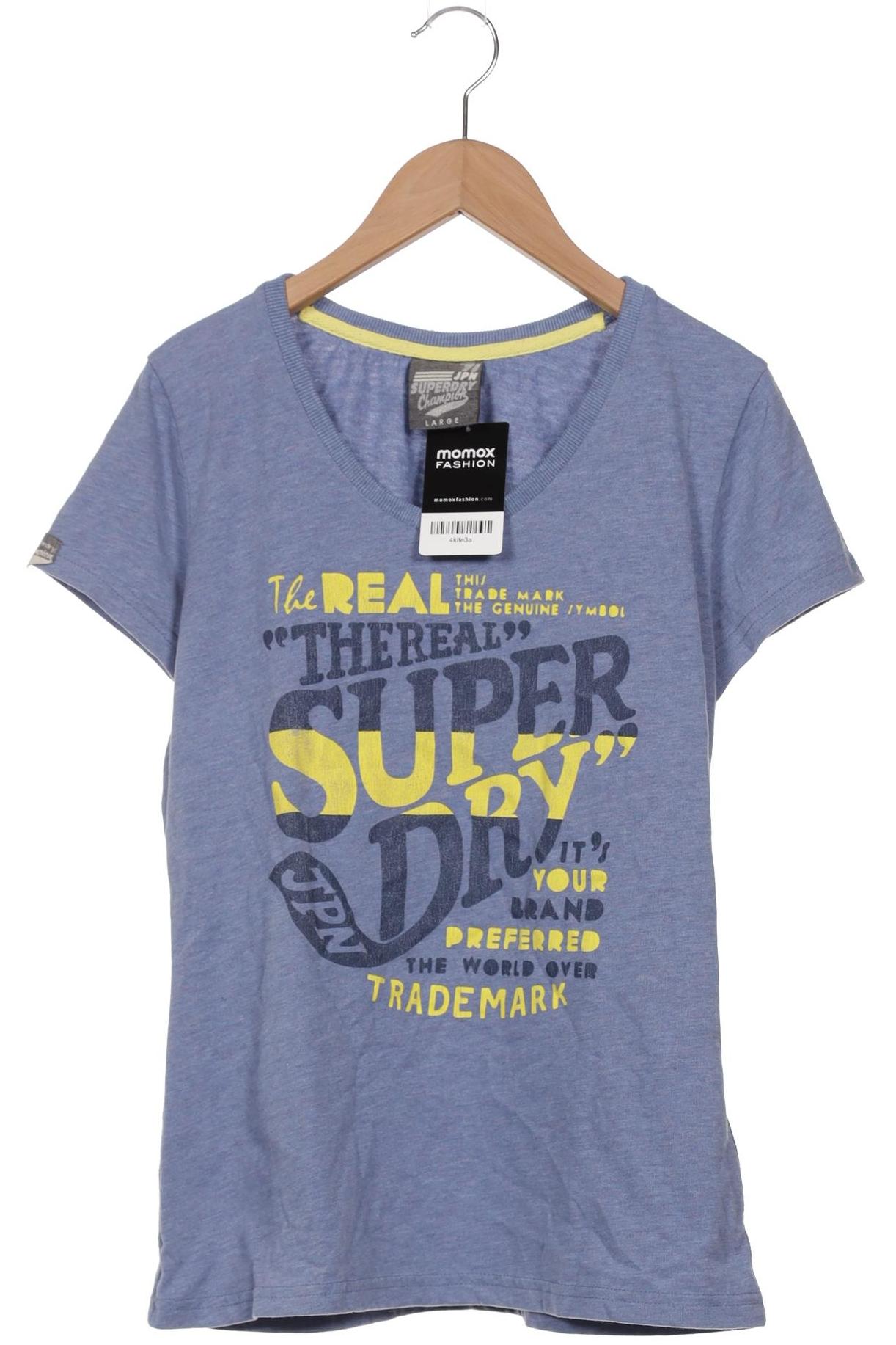 

Superdry Damen T-Shirt, blau, Gr. 42