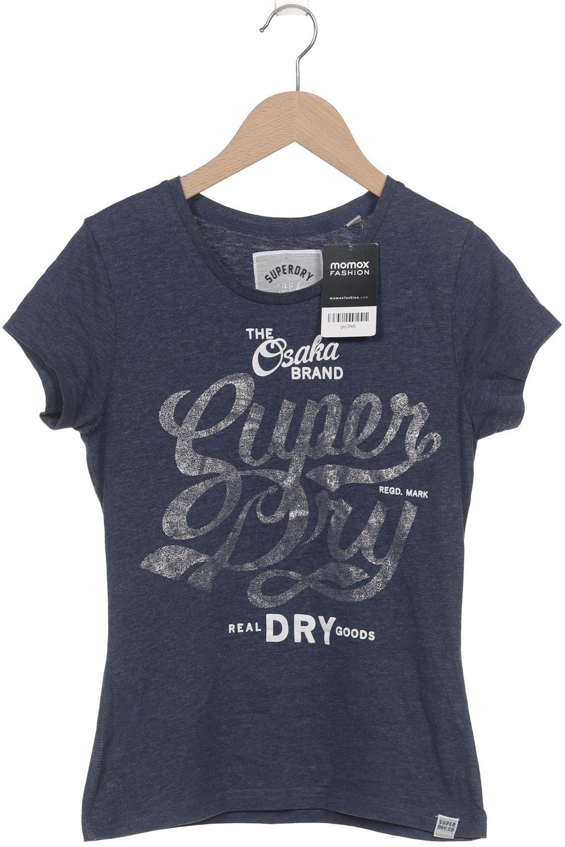 

Superdry Damen T-Shirt, marineblau, Gr. 36