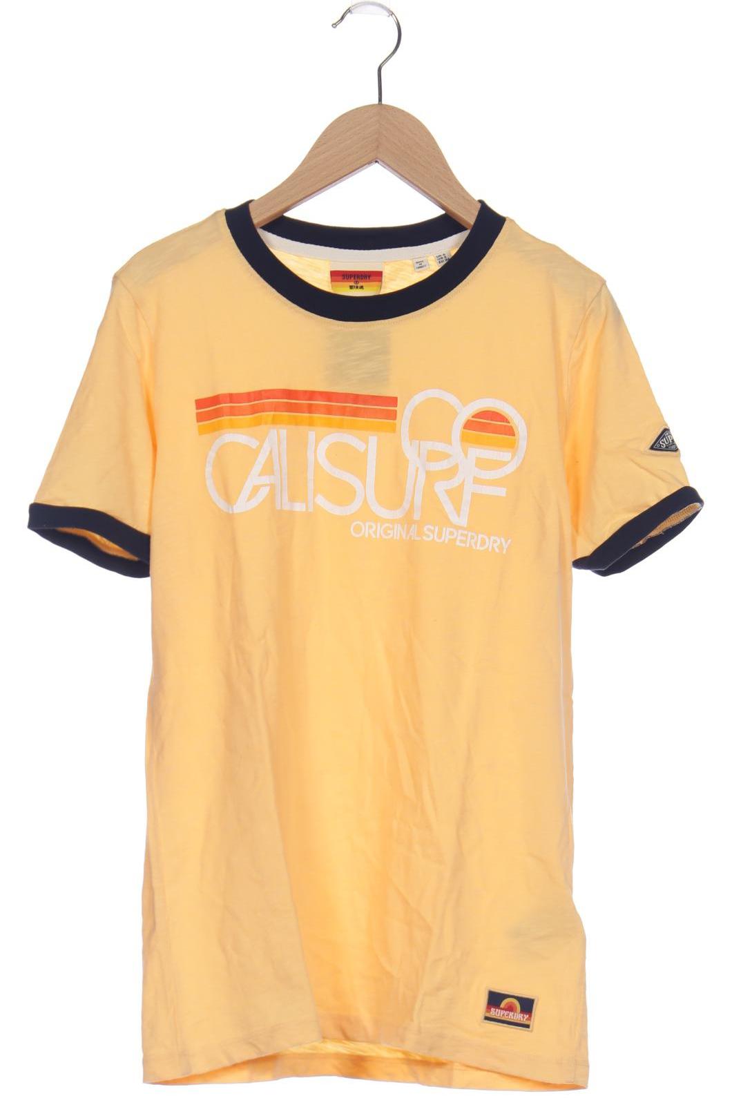 

Superdry Damen T-Shirt, gelb, Gr. 34