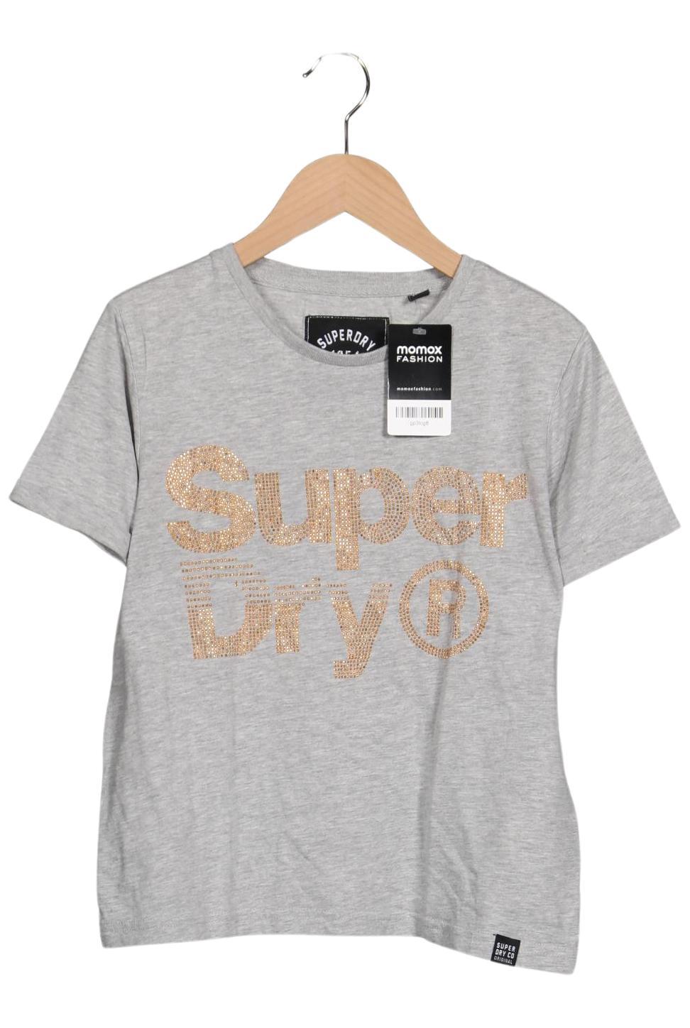 

Superdry Damen T-Shirt, grau, Gr. 34