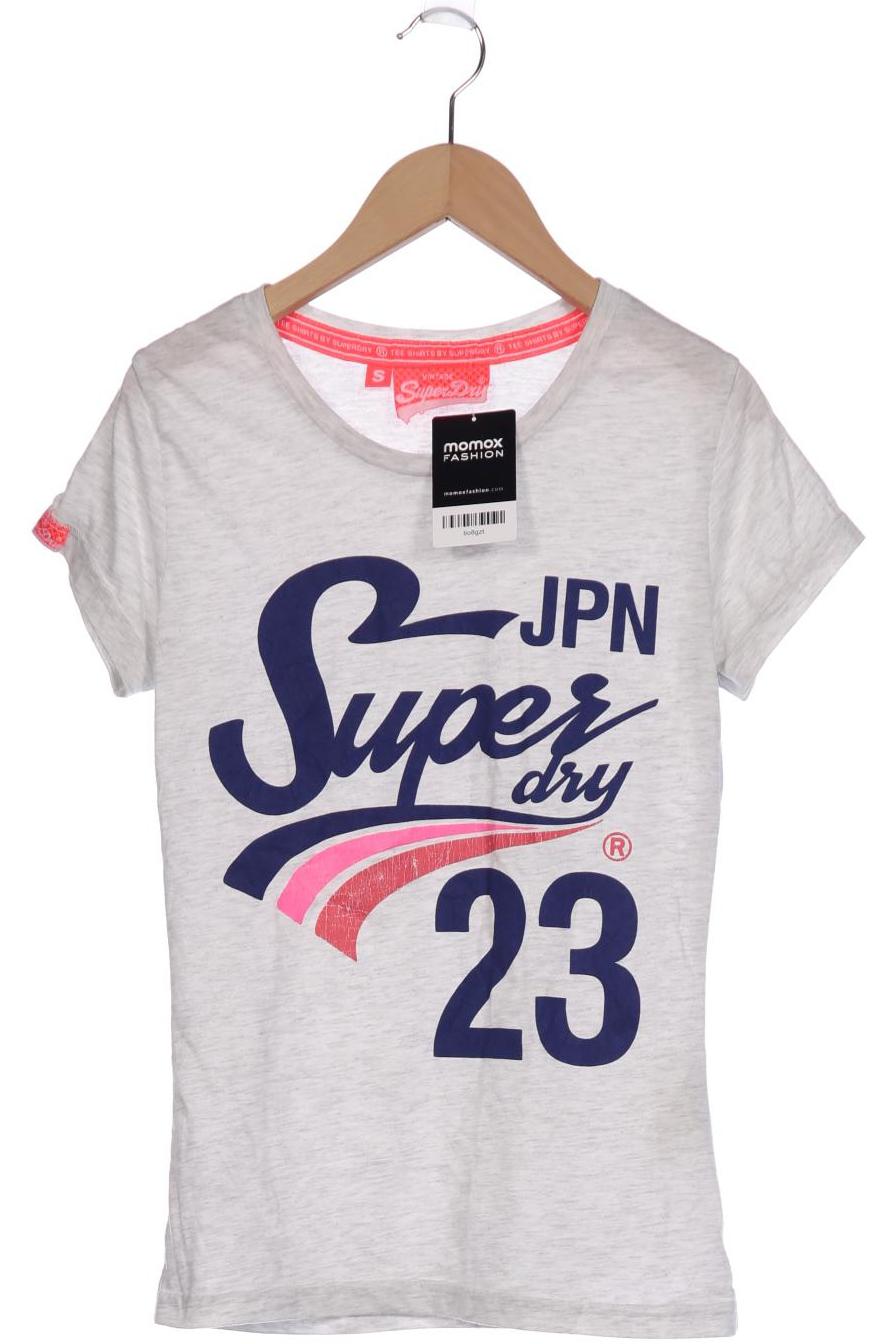 

Superdry Damen T-Shirt, grau, Gr. 36