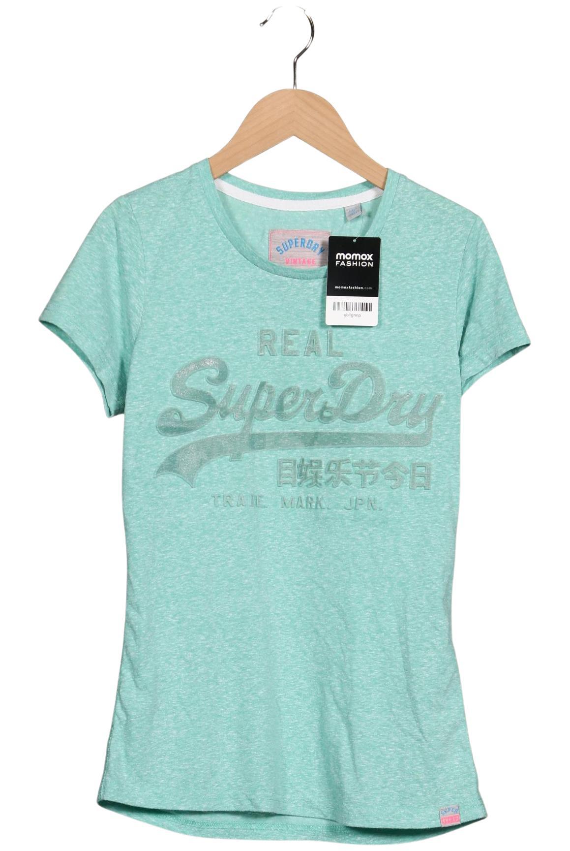 

Superdry Damen T-Shirt, hellgrün, Gr. 38