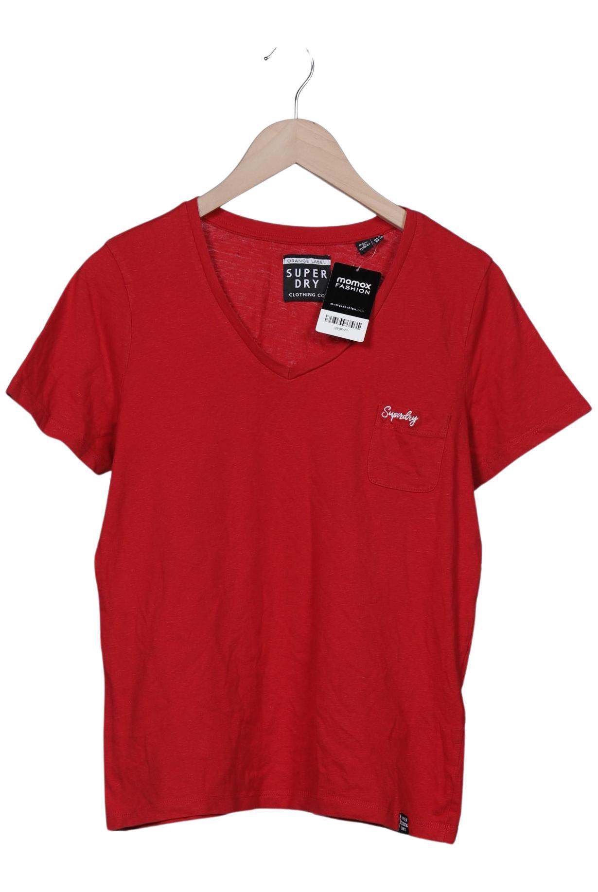 

Superdry Damen T-Shirt, rot, Gr. 40