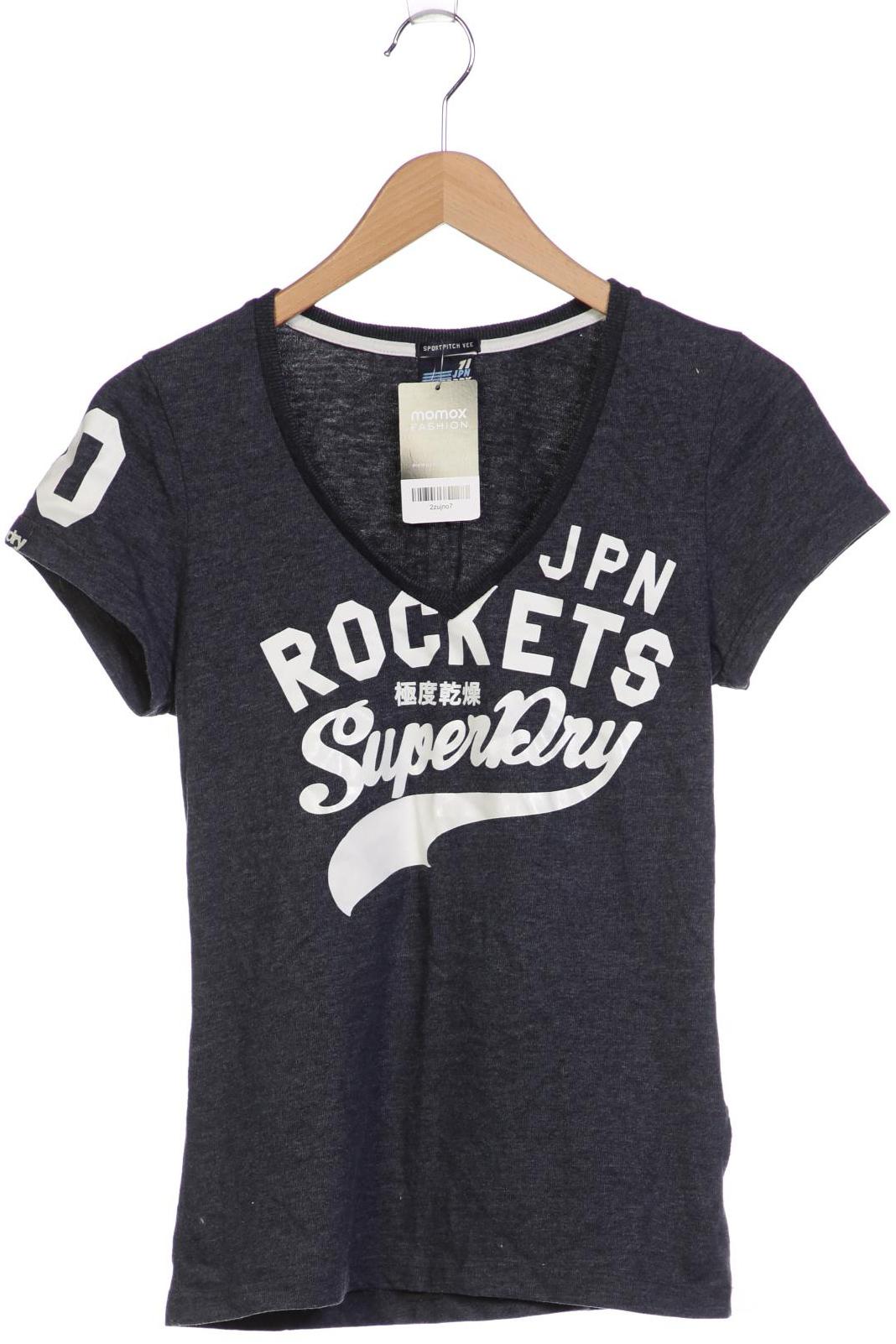 

Superdry Damen T-Shirt, marineblau, Gr. 42
