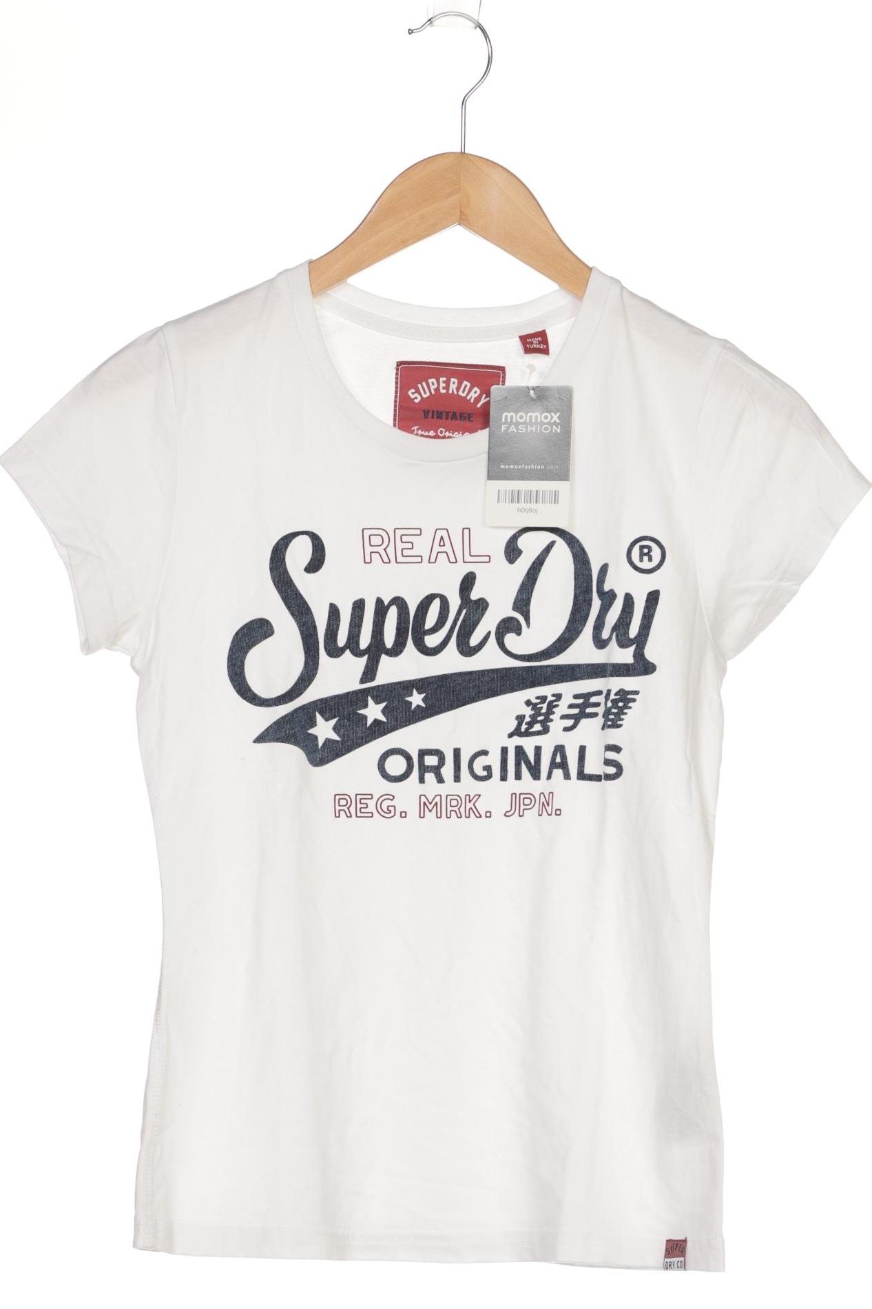 

Superdry Damen T-Shirt, weiß, Gr. 40