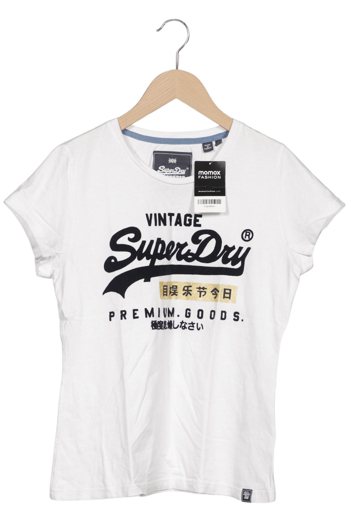 

Superdry Damen T-Shirt, weiß, Gr. 42