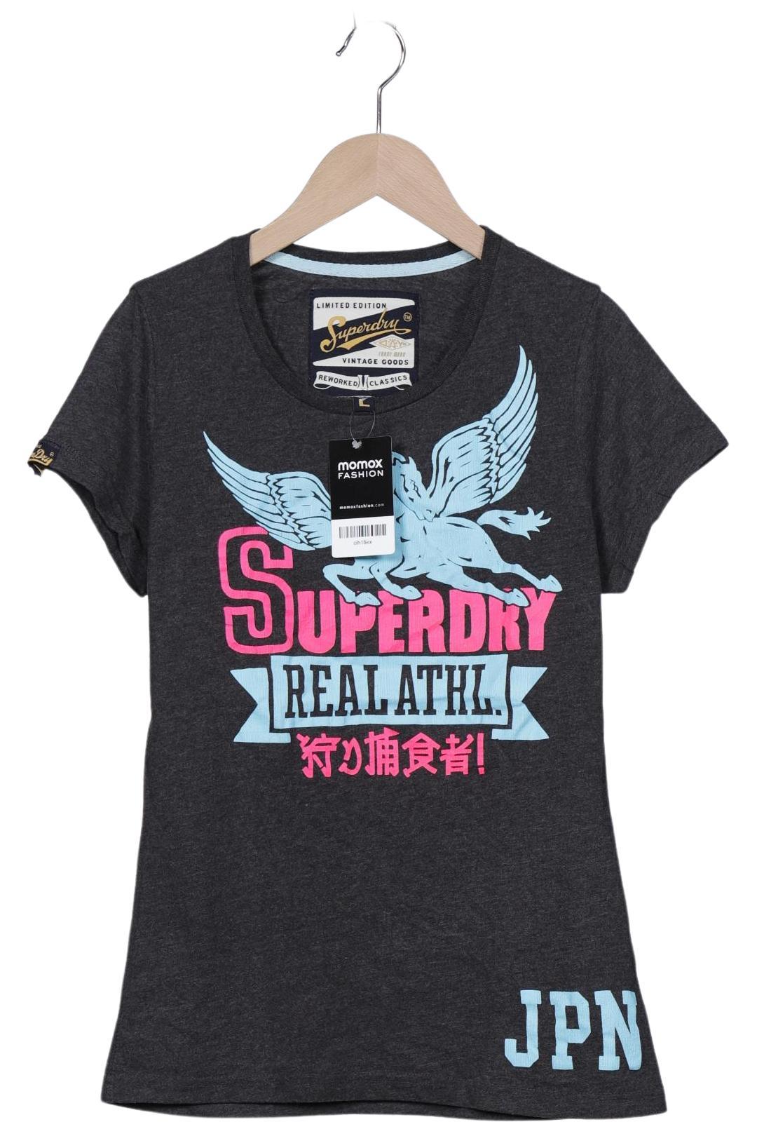 

Superdry Damen T-Shirt, schwarz, Gr. 42
