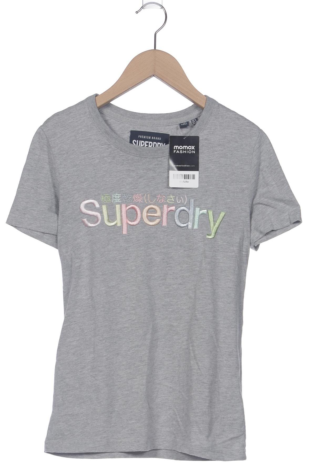 

Superdry Damen T-Shirt, grau, Gr. 36