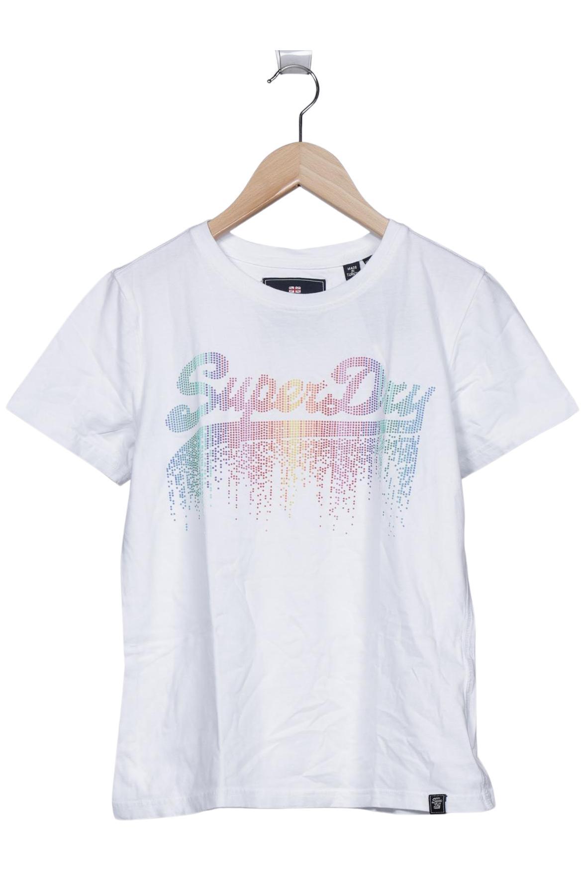 

Superdry Damen T-Shirt, weiß, Gr. 38