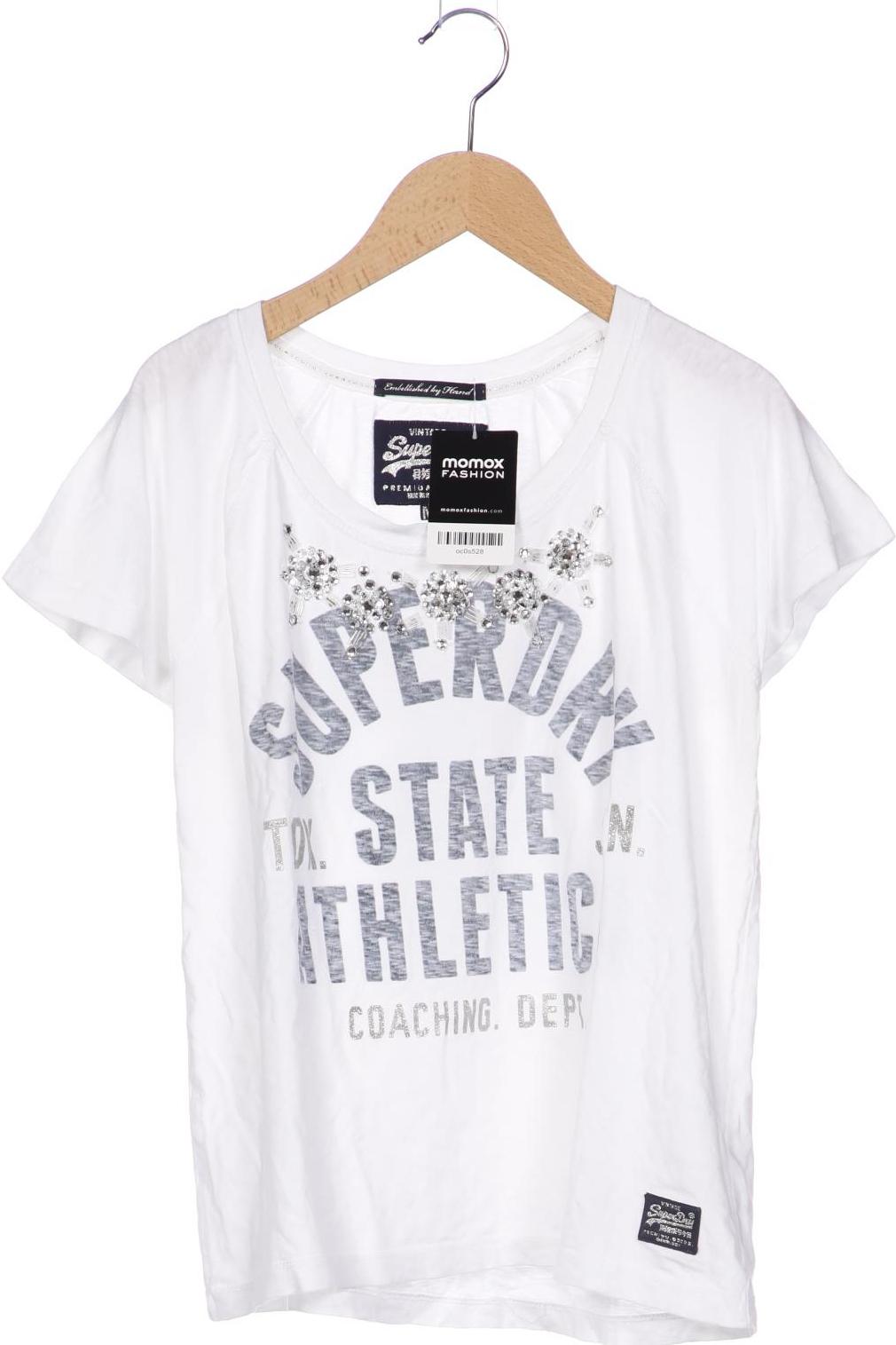 

Superdry Damen T-Shirt, weiß, Gr. 38