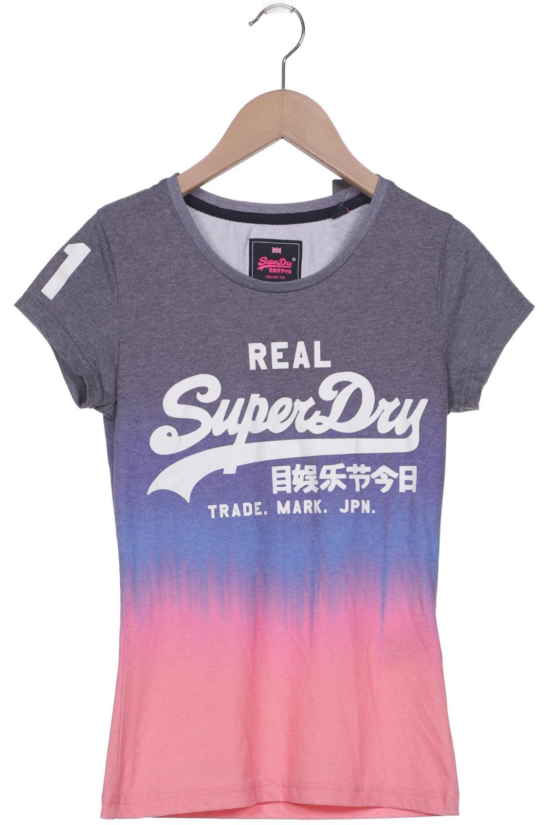 

Superdry Damen T-Shirt, grau, Gr. 32