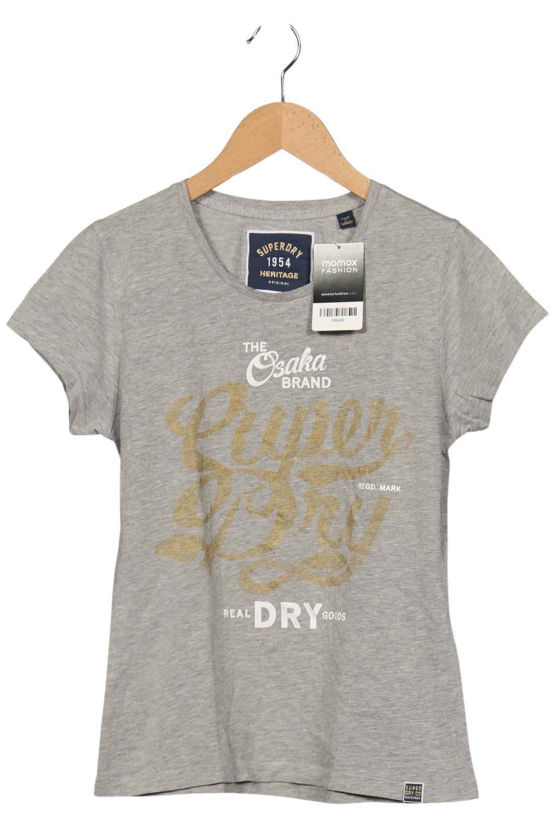 

Superdry Damen T-Shirt, grau, Gr. 40