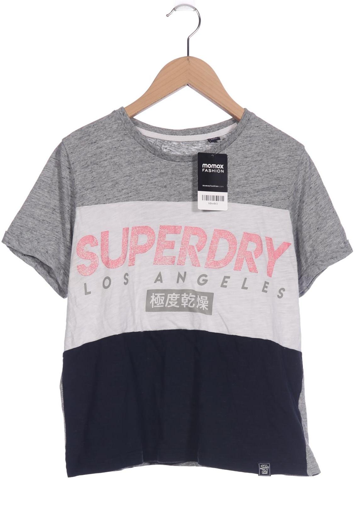 

Superdry Damen T-Shirt, grau, Gr. 36