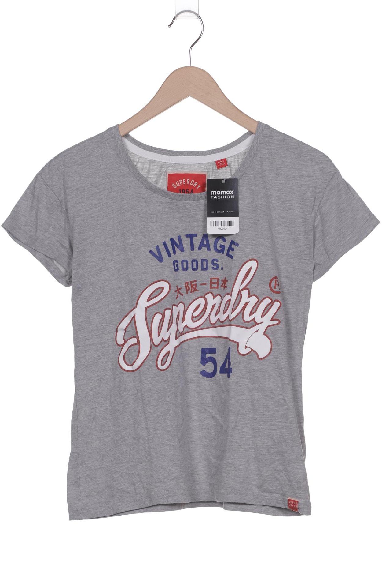 

Superdry Damen T-Shirt, grau, Gr. 40