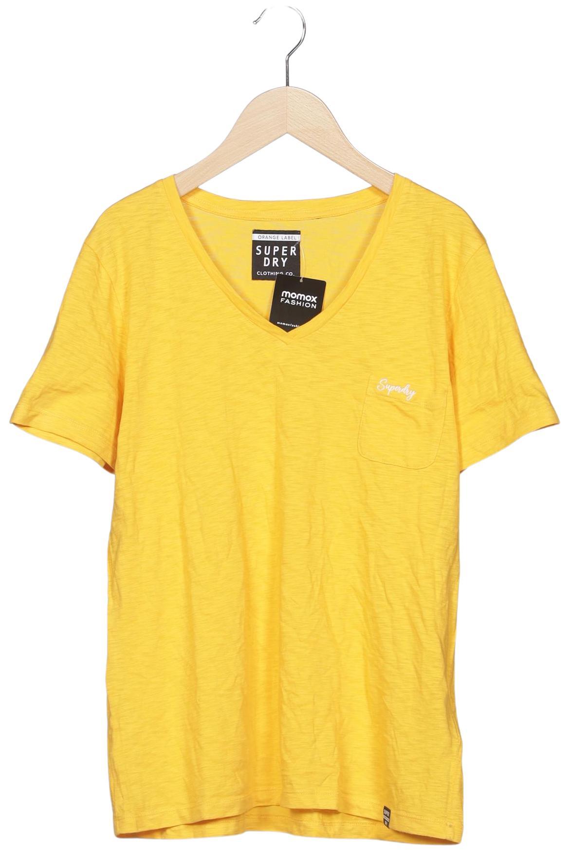 

Superdry Damen T-Shirt, gelb, Gr. 42