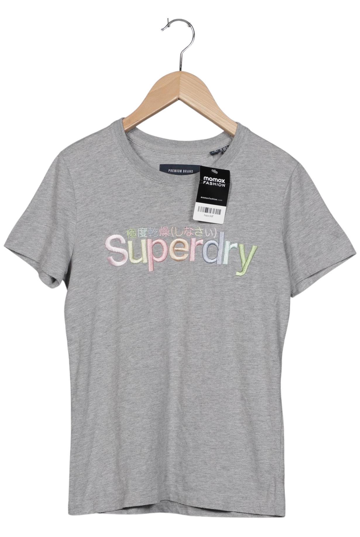 

Superdry Damen T-Shirt, grau, Gr. 36