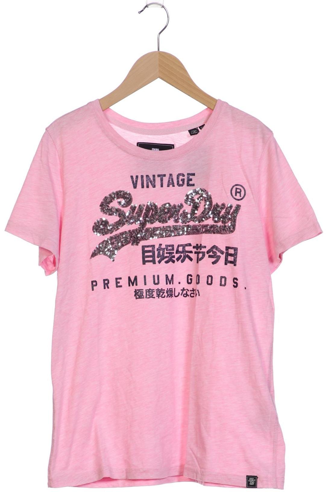 

Superdry Damen T-Shirt, pink, Gr. 42