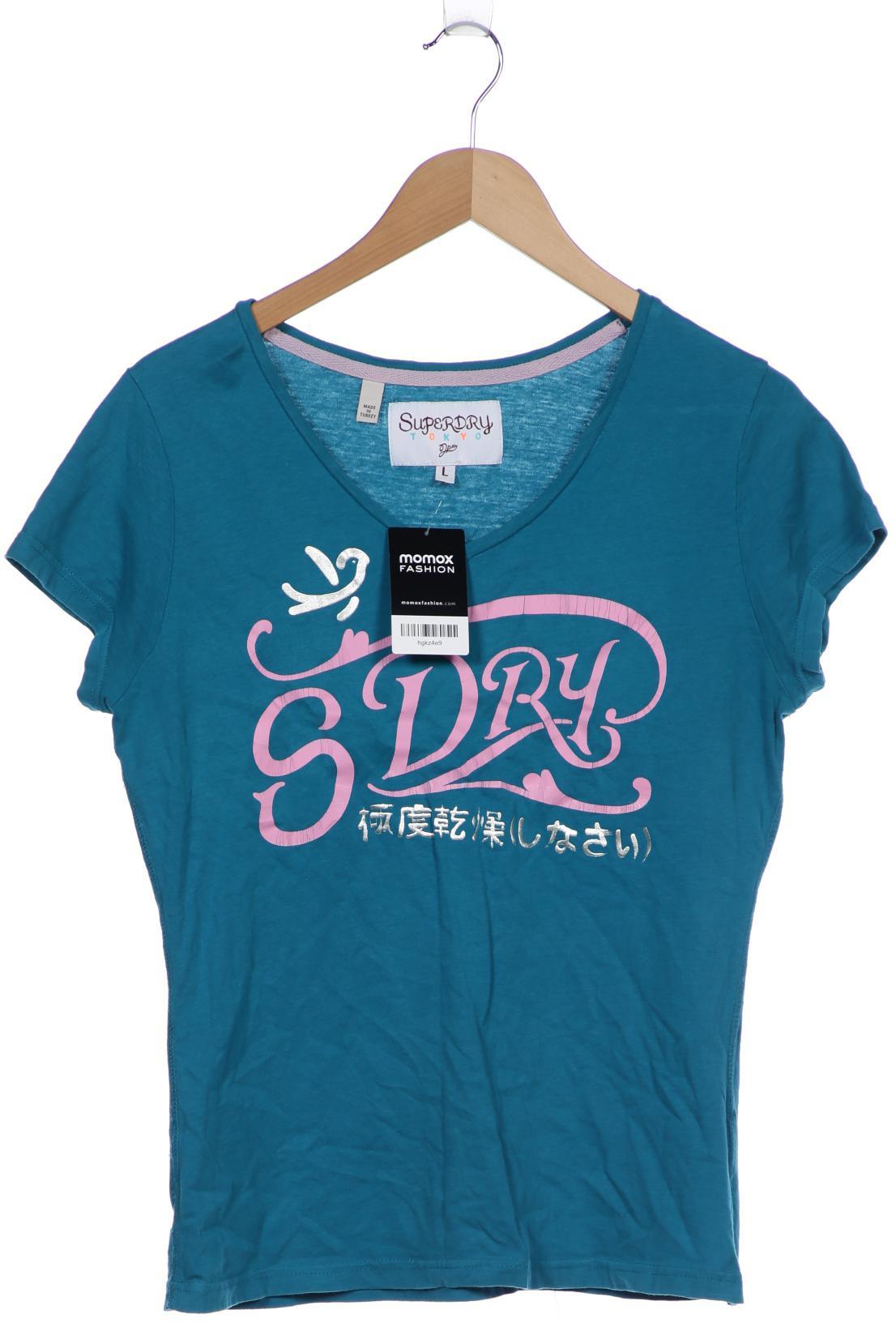 

Superdry Damen T-Shirt, blau