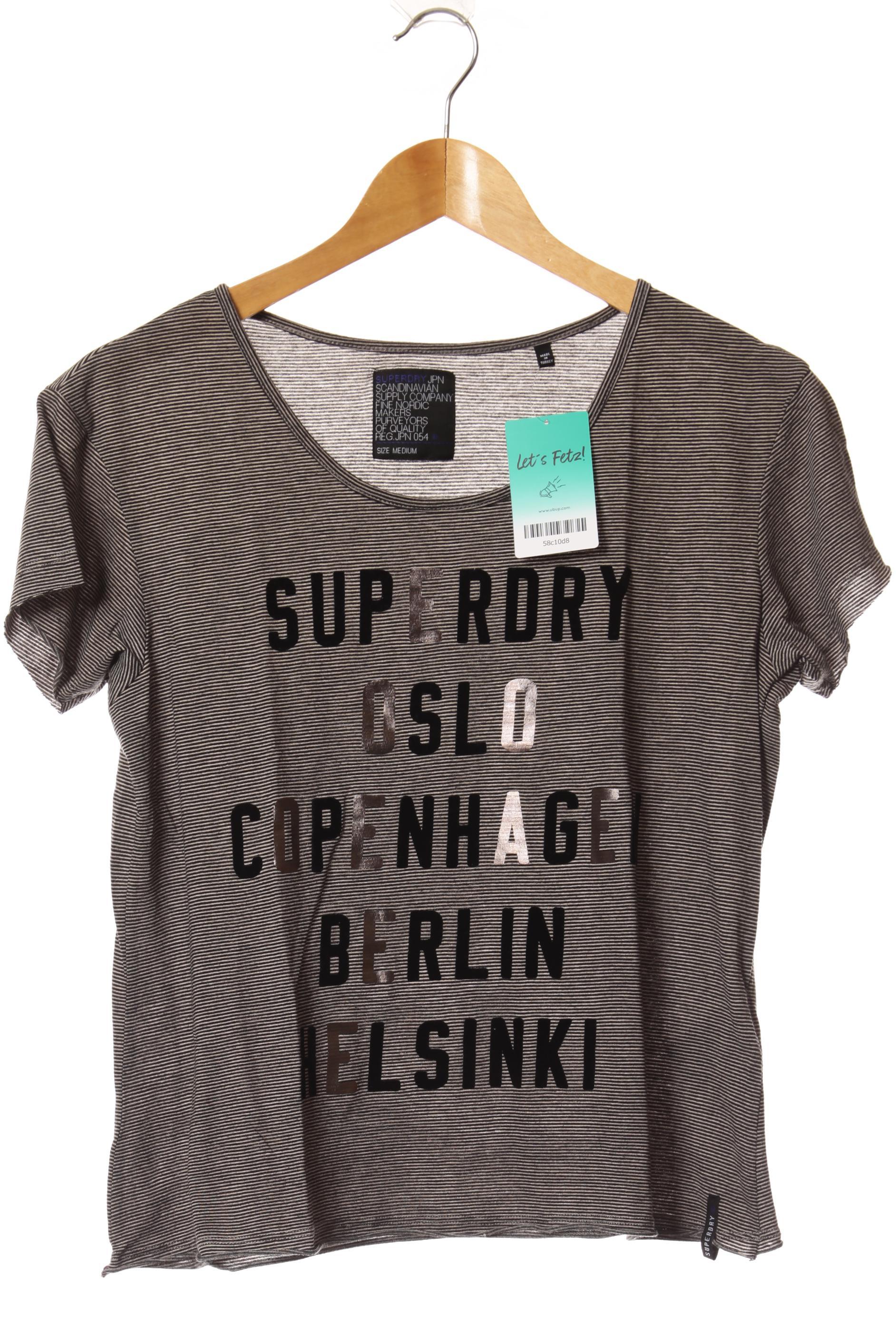

Superdry Damen T-Shirt, schwarz, Gr. 38