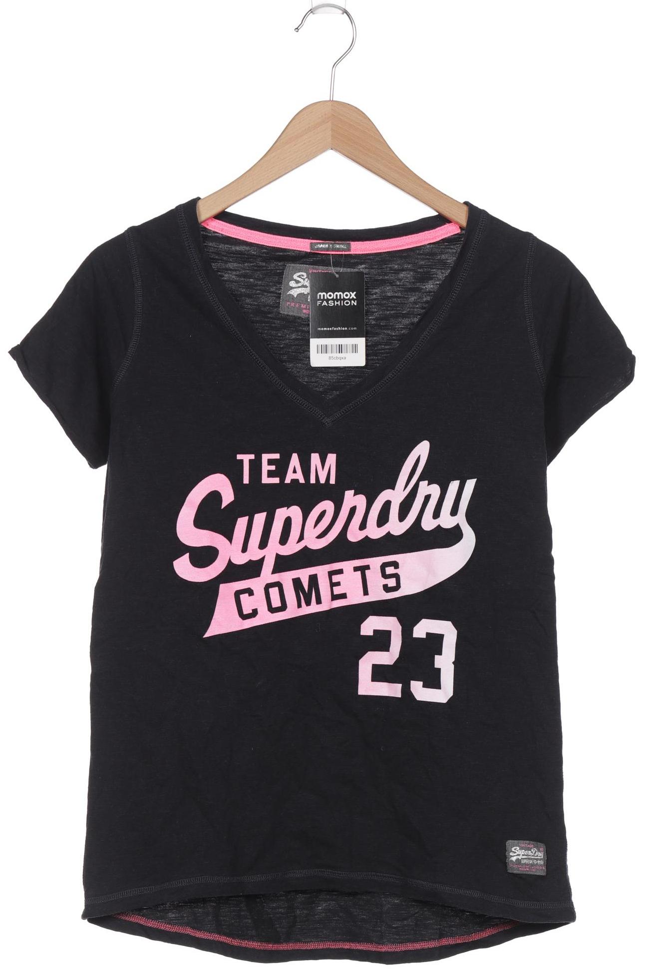 

Superdry Damen T-Shirt, marineblau, Gr. 34