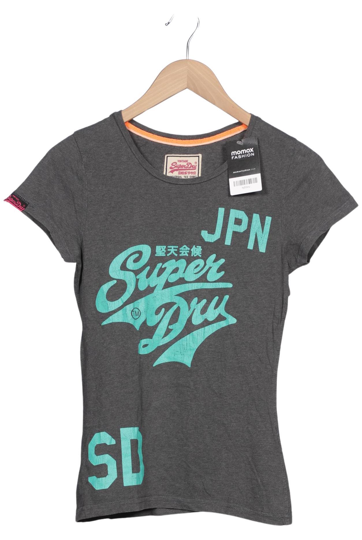 

Superdry Damen T-Shirt, grau, Gr. 36