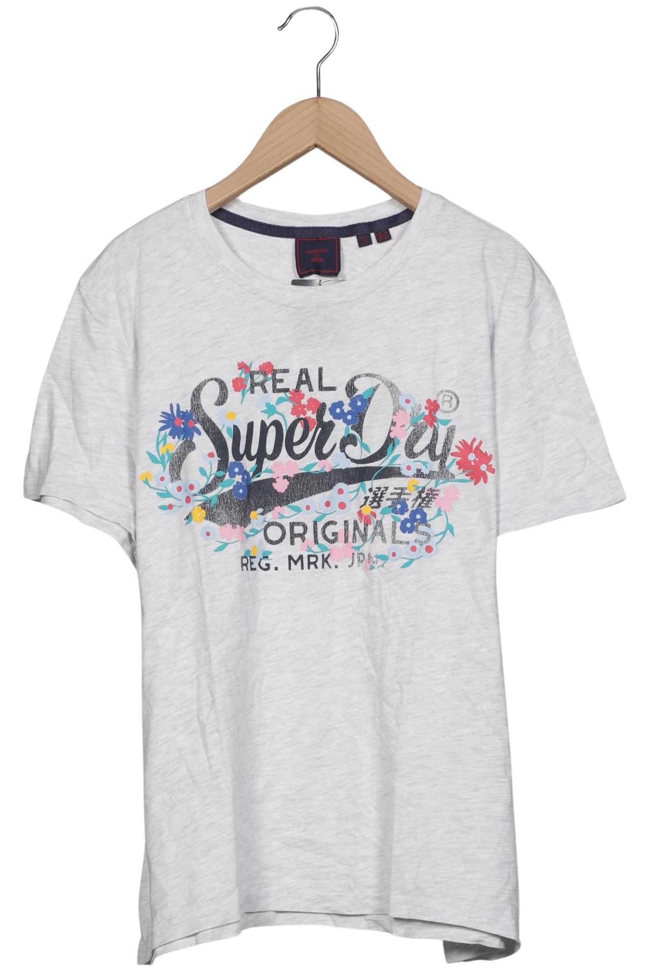 

Superdry Damen T-Shirt, grau, Gr. 44