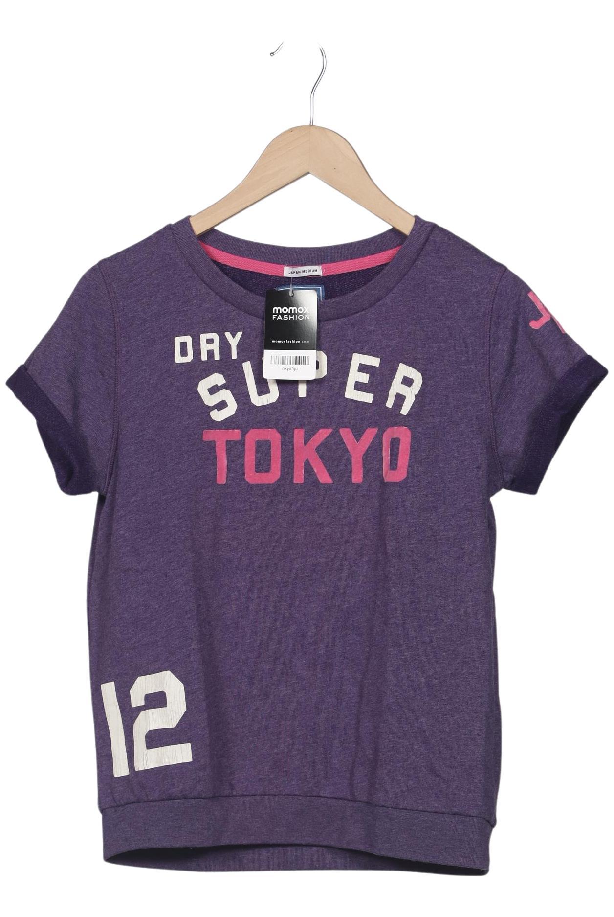 

Superdry Damen T-Shirt, flieder, Gr. 38