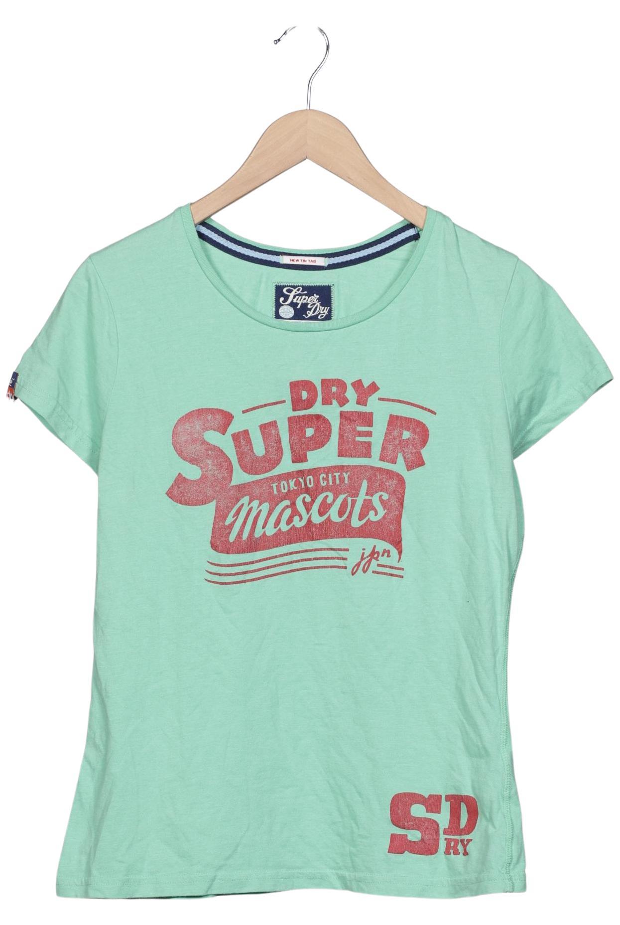 

Superdry Damen T-Shirt, grün, Gr. 44