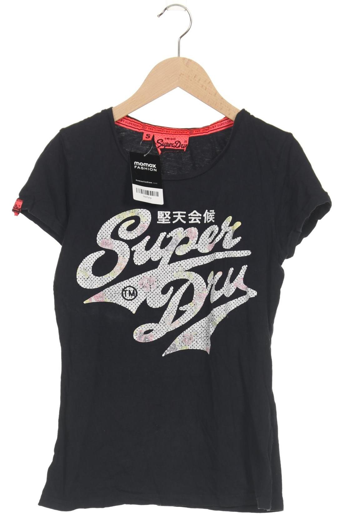 

Superdry Damen T-Shirt, marineblau, Gr. 36