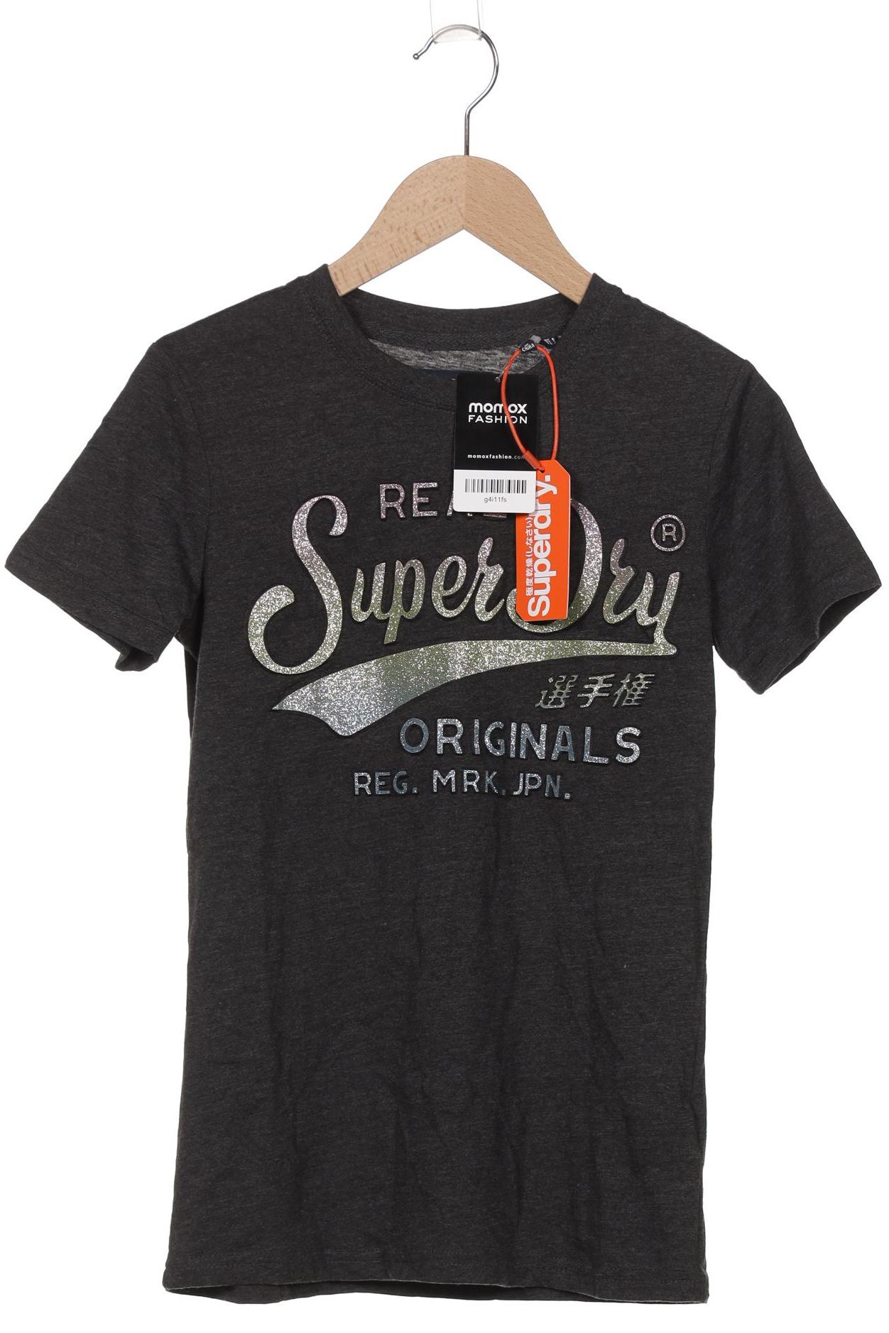 

Superdry Damen T-Shirt, grau, Gr. 34